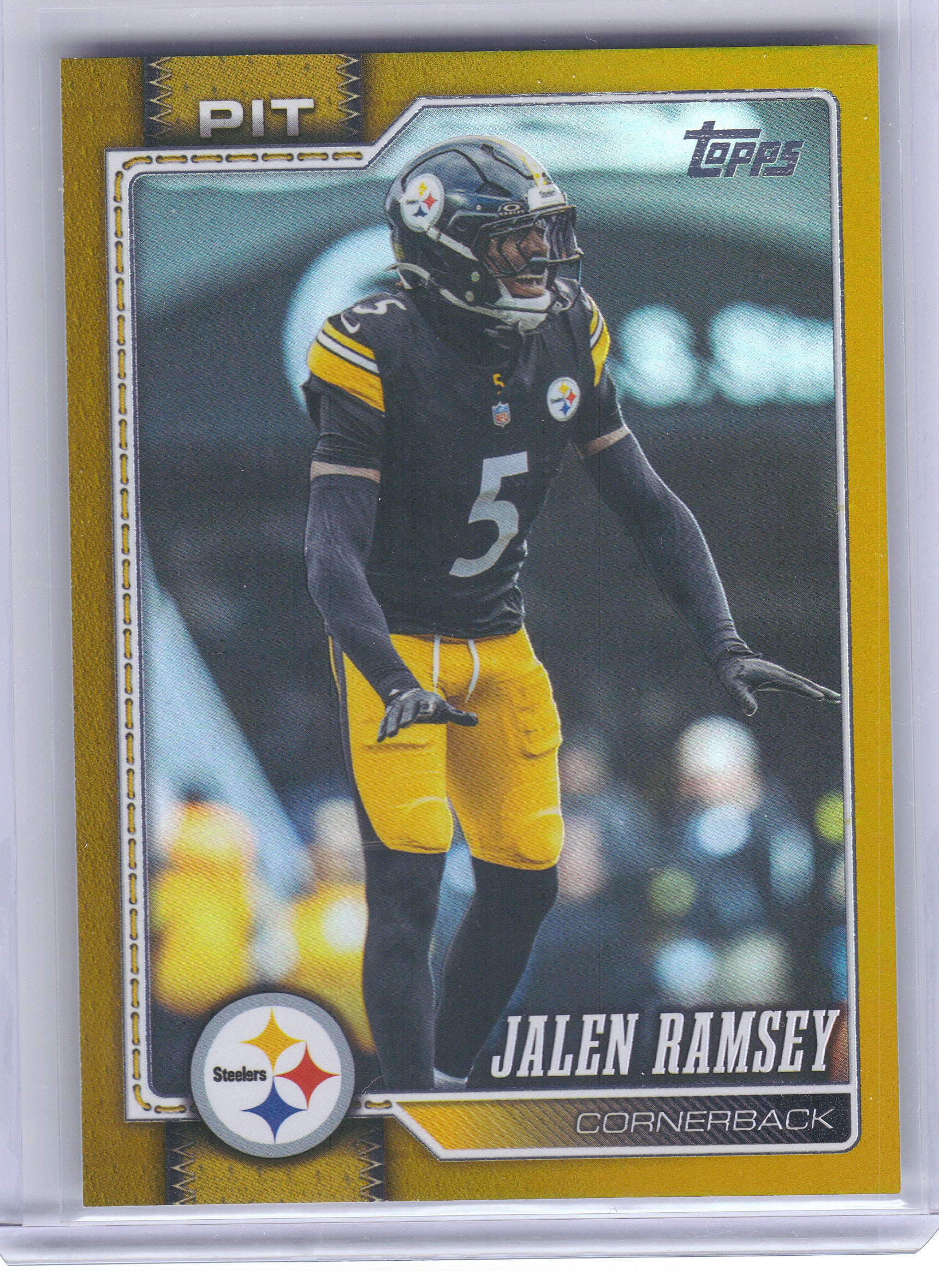 2026 Topps Flagship #172 Jalen Ramsey True Gold /50 Green Bay Packers