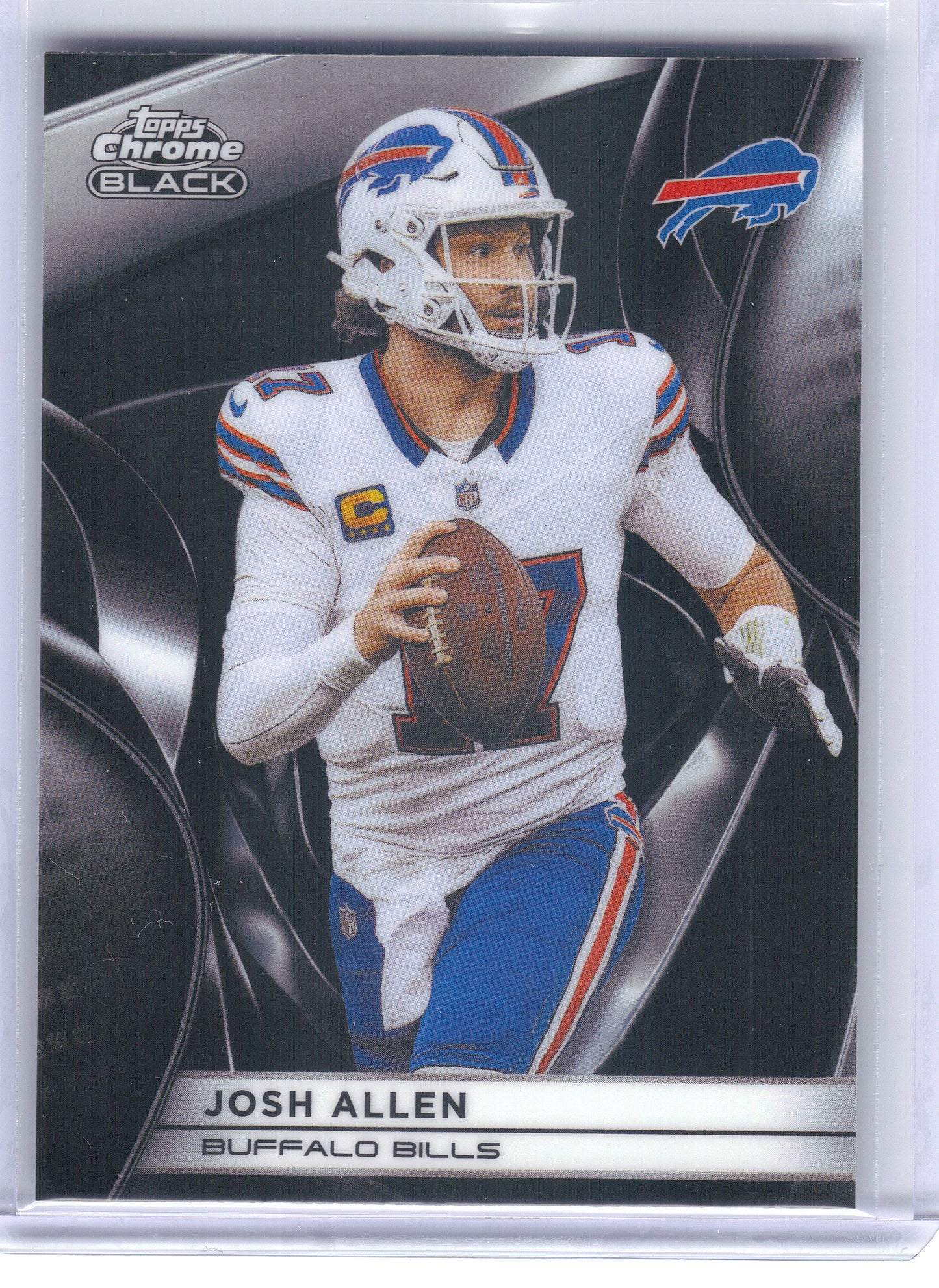 2025 Topps Chrome Black #12 Josh Allen Buffalo Bills