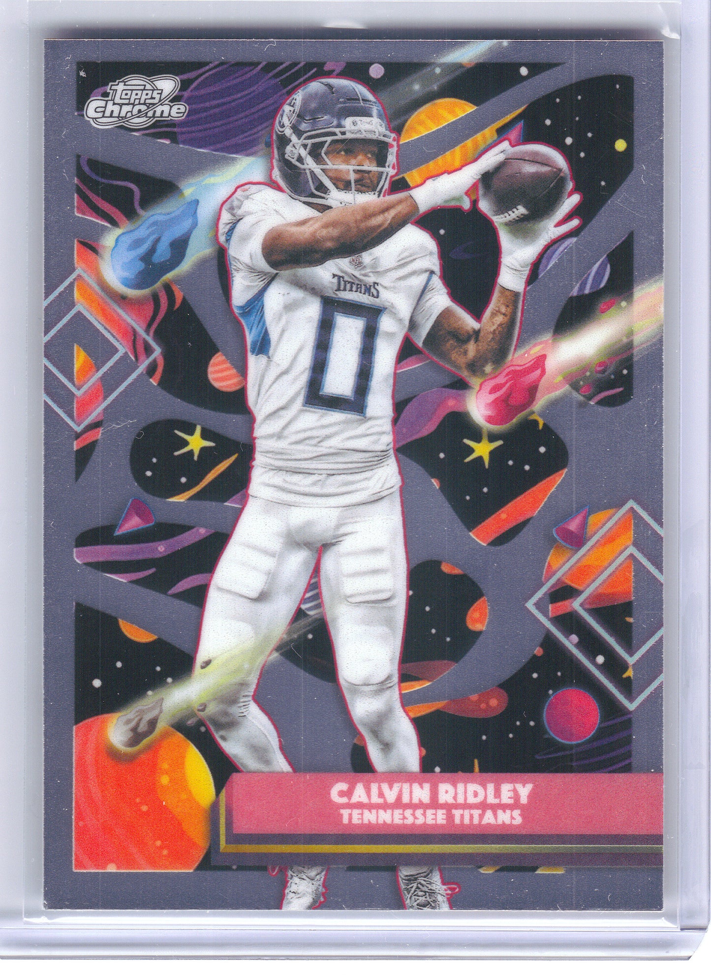2025 Topps Chrome Cosmic #96 Calvin Ridley Tennessee Titans