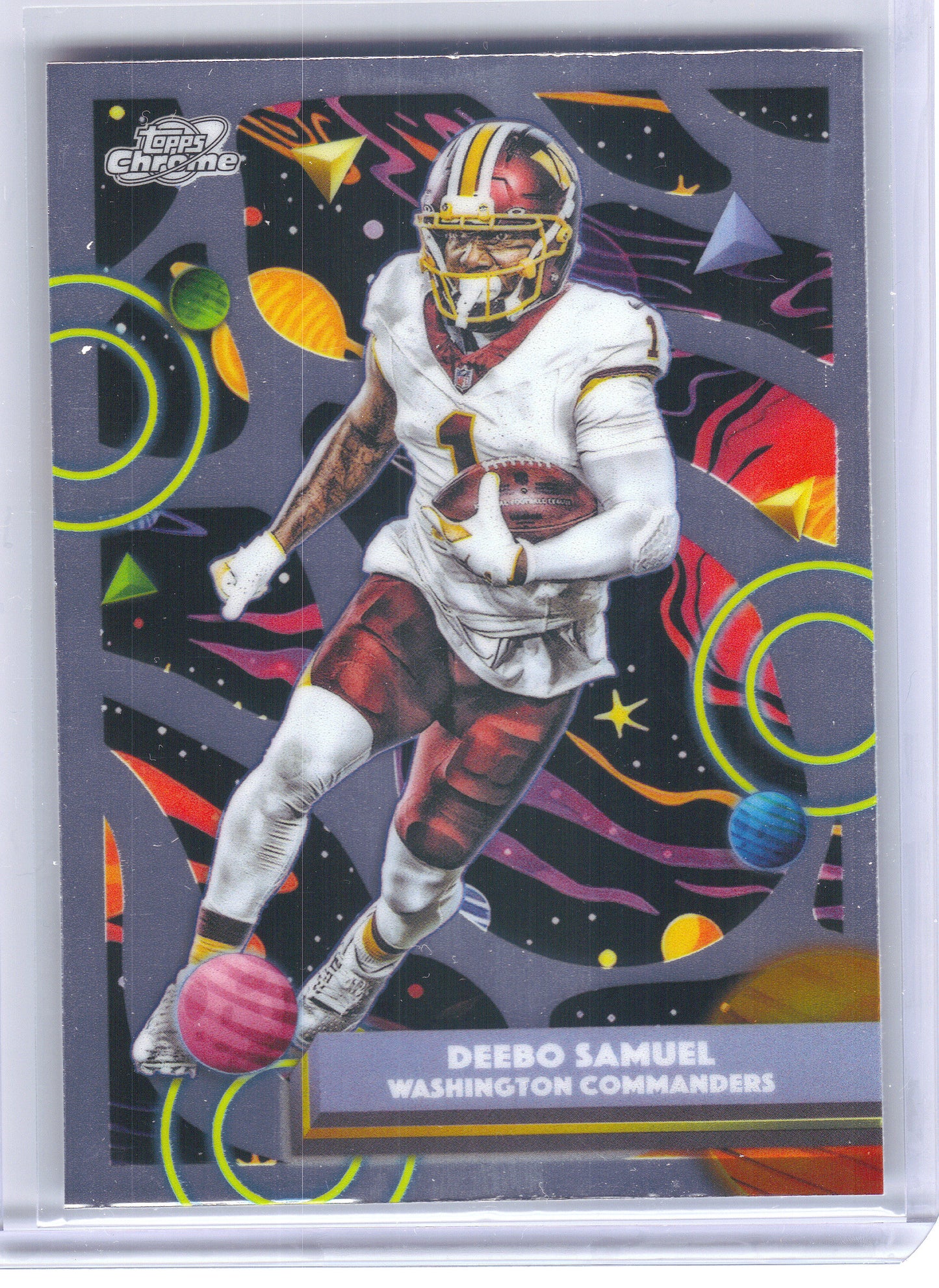 2025 Topps Chrome Cosmic #100 Deebo Samuel Washington Commanders
