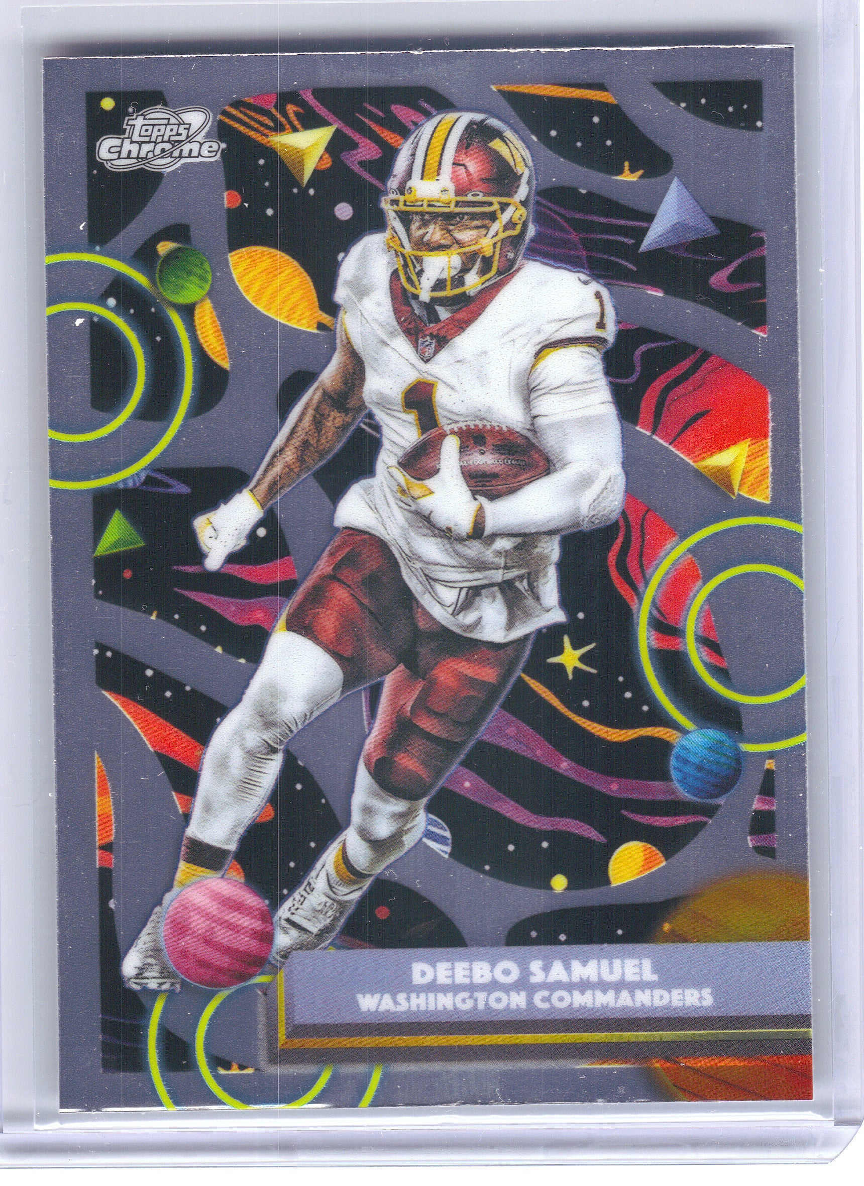 2025 Topps Chrome Cosmic #100 Deebo Samuel Washington Commanders