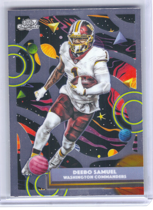 2025 Topps Chrome Cosmic #100 Deebo Samuel Washington Commanders