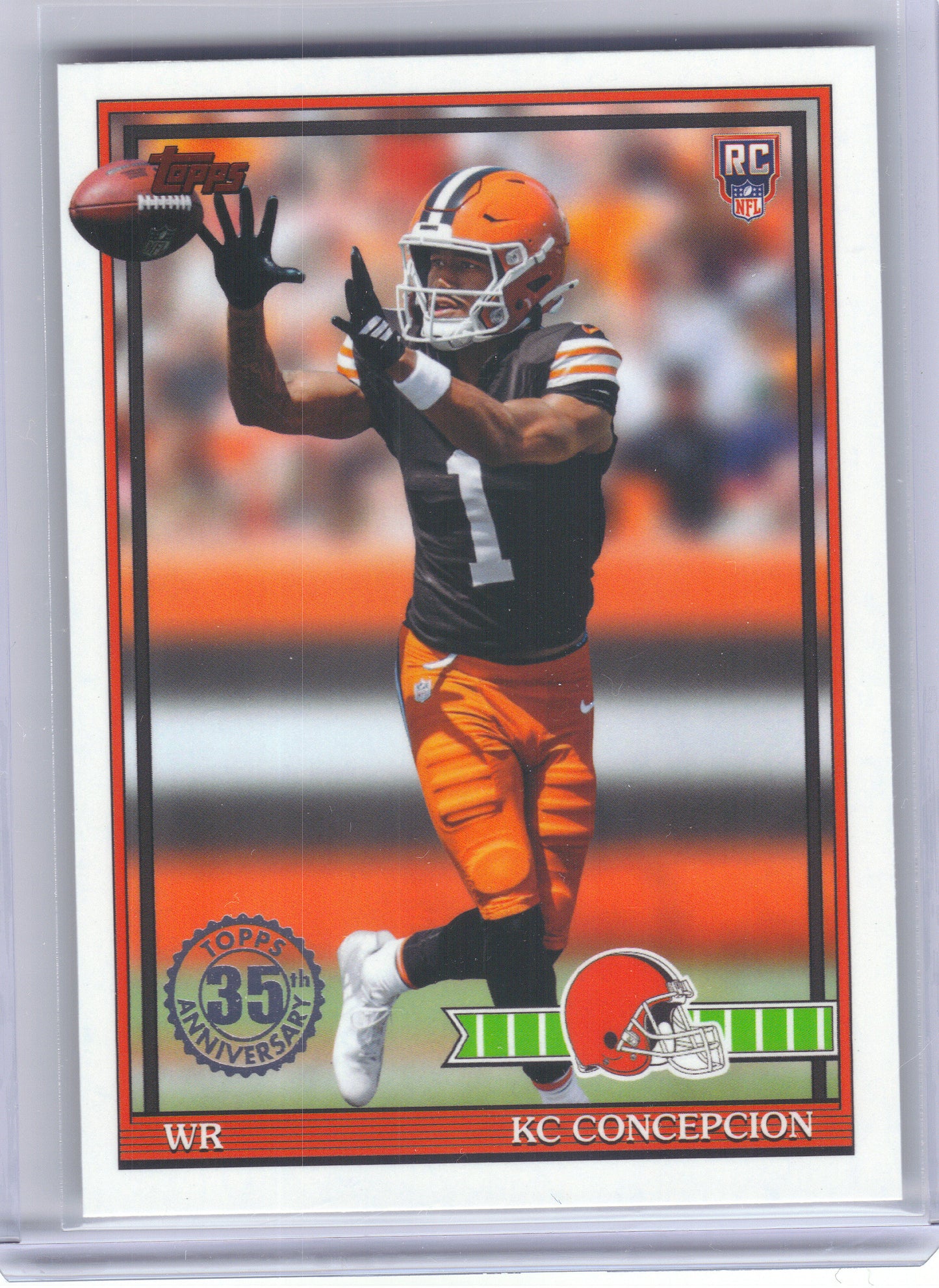2026 Topps Flagship #91TR-23 KC Concepcion 1991 Topps Flagship Football Rookies Cleveland Browns