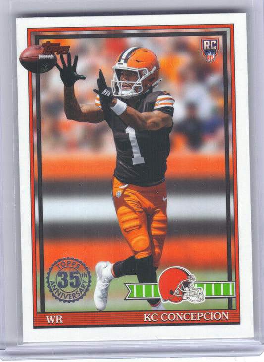 2026 Topps Flagship #91TR-23 KC Concepcion 1991 Topps Flagship Football Rookies Cleveland Browns