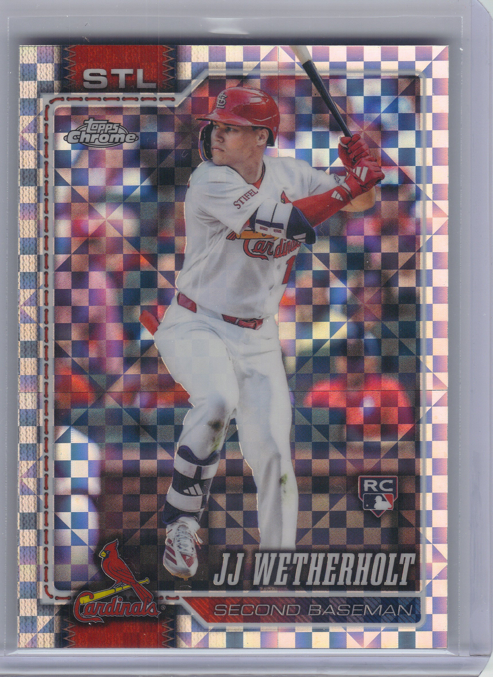 2026 Topps Chrome #119 JJ Wetherholt X-Fractors St. Louis Cardinals RC