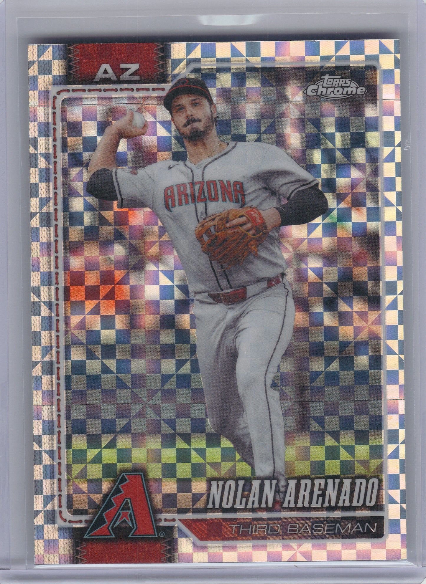 2026 Topps Chrome #182 Nolan Arenado X-Fractors Arizona Diamondbacks