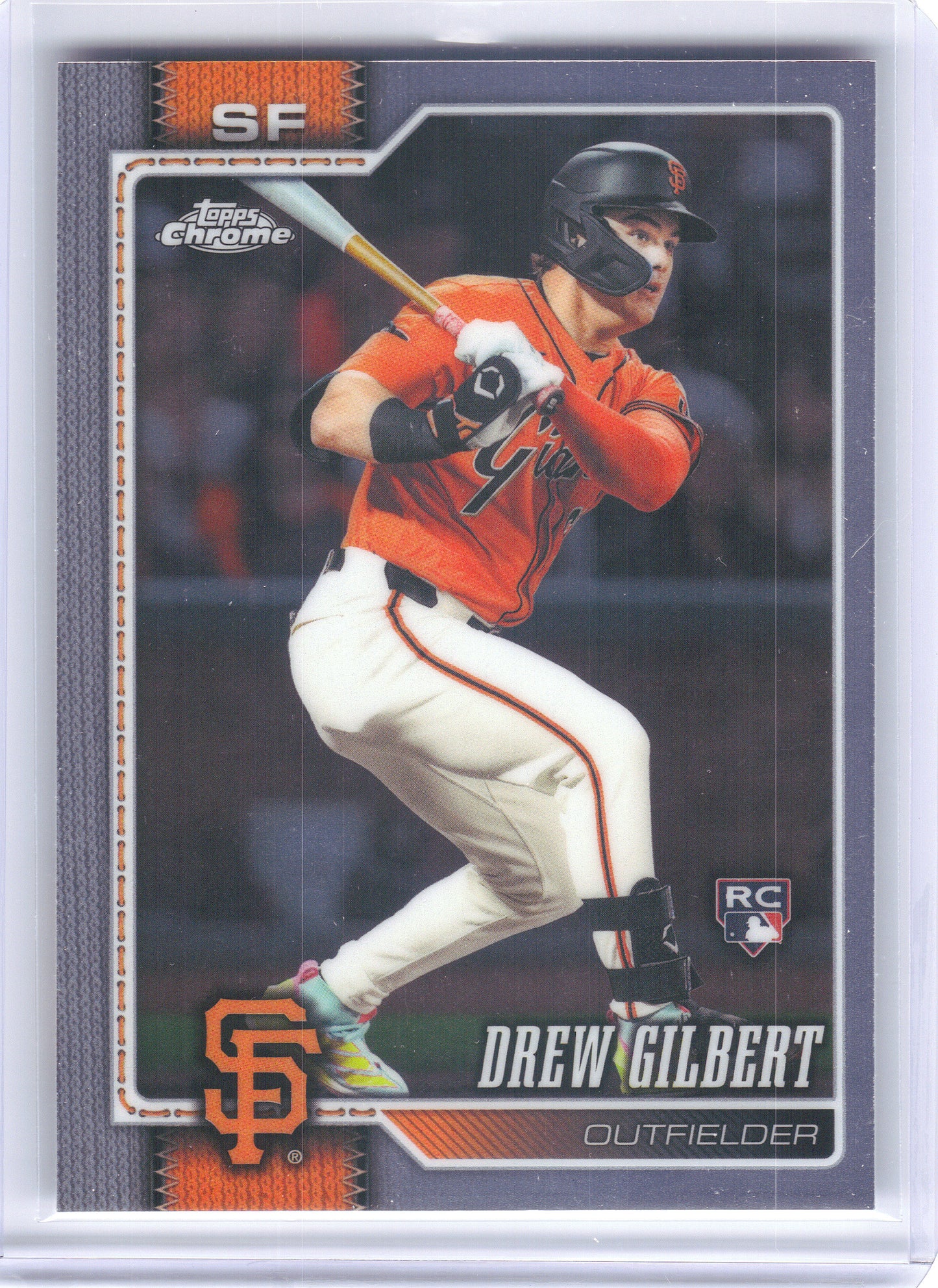 2026 Topps Chrome #126 Drew Gilbert San Francisco Giants RC