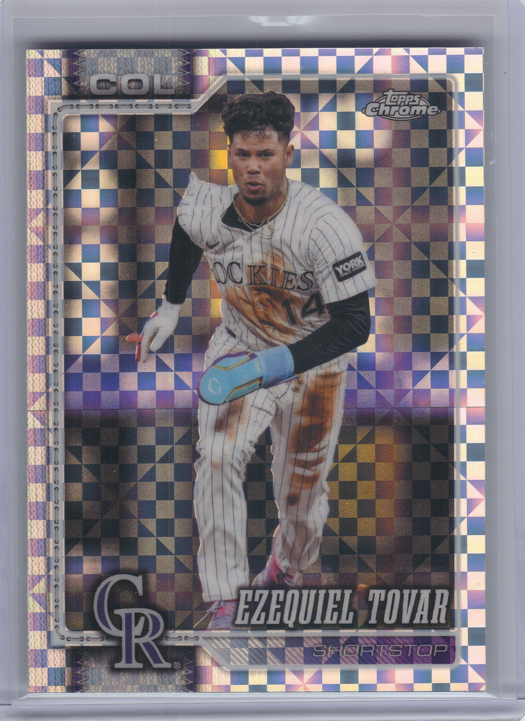 2026 Topps Chrome #8 Ezequiel Tovar X-Fractors Colorado Rockies