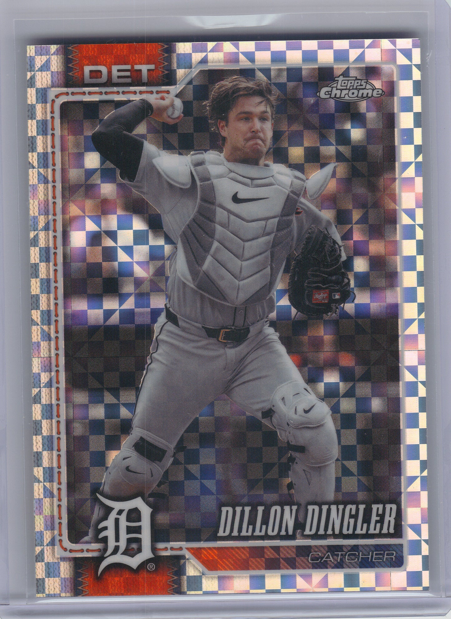 2026 Topps Chrome #18 Dillon Dingler X-Fractors Detroit Tigers
