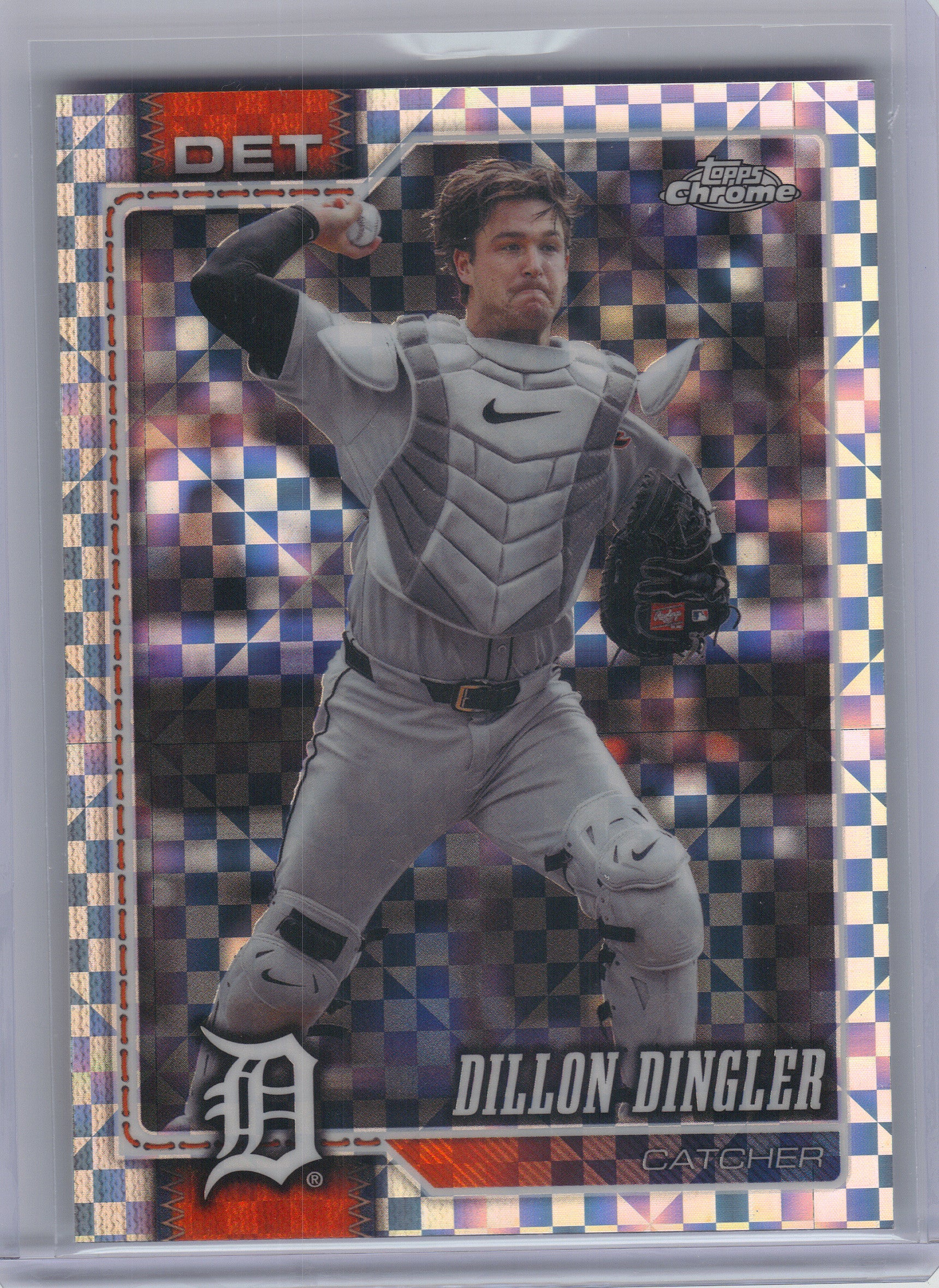 2026 Topps Chrome #18 Dillon Dingler X-Fractors Detroit Tigers
