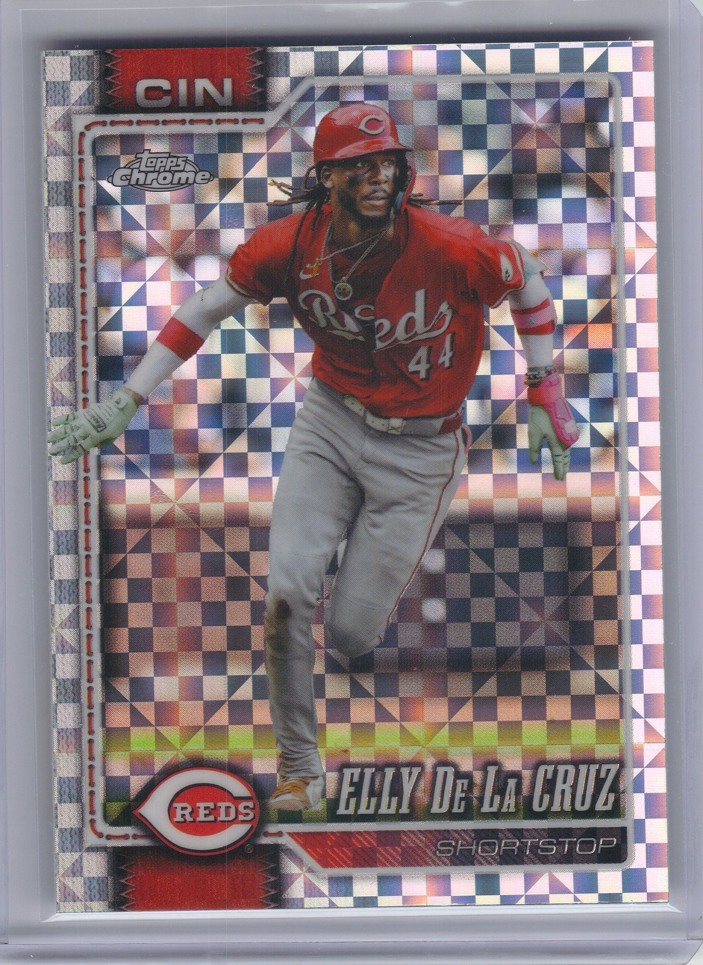 2026 Topps Chrome #279 Elly De La Cruz X-Fractors Cincinnati Reds