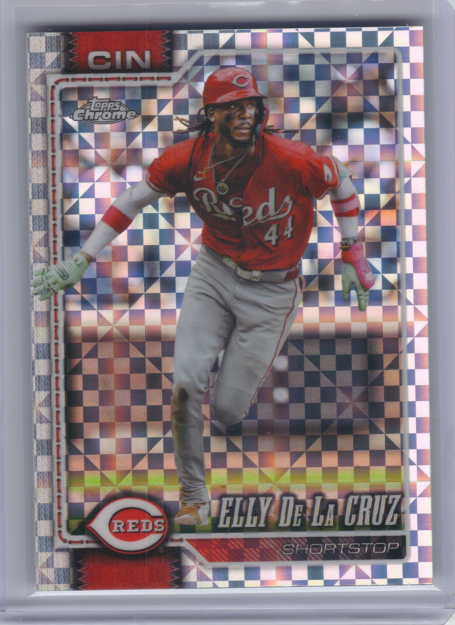 2026 Topps Chrome #279 Elly De La Cruz X-Fractors Cincinnati Reds