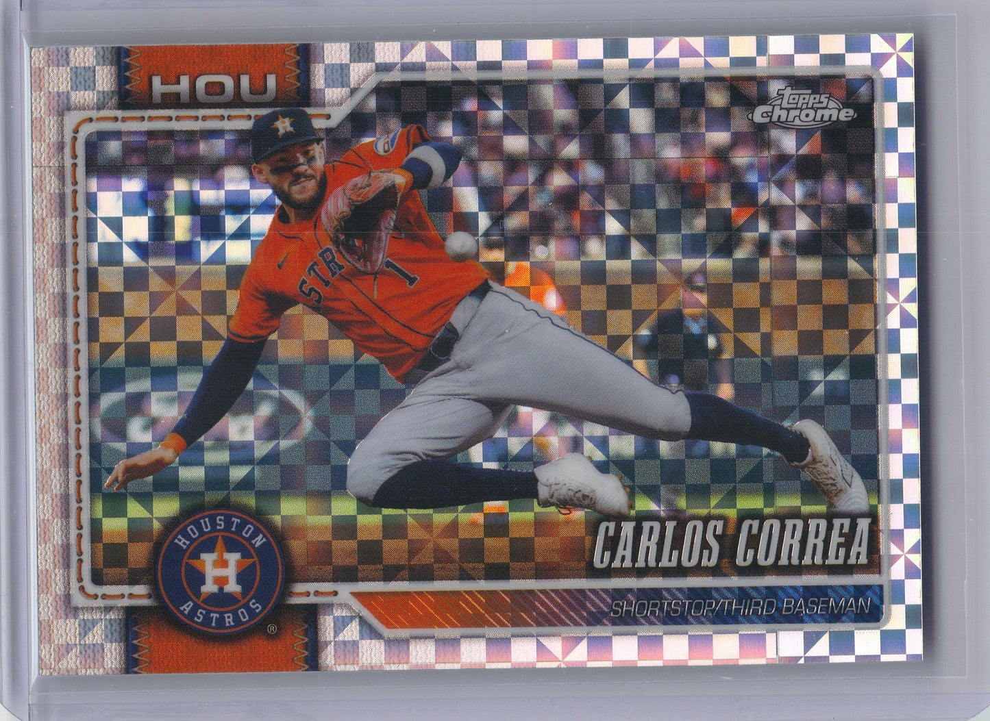 2026 Topps Chrome #47 Carlos Correa X-Fractors Houston Astros
