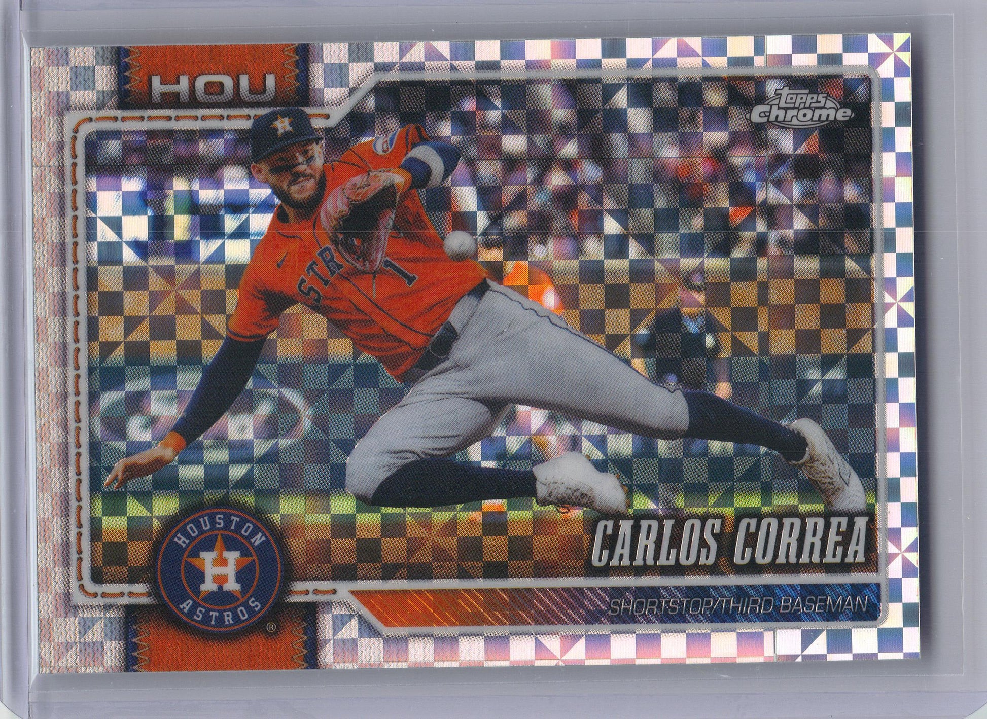 2026 Topps Chrome #47 Carlos Correa X-Fractors Houston Astros