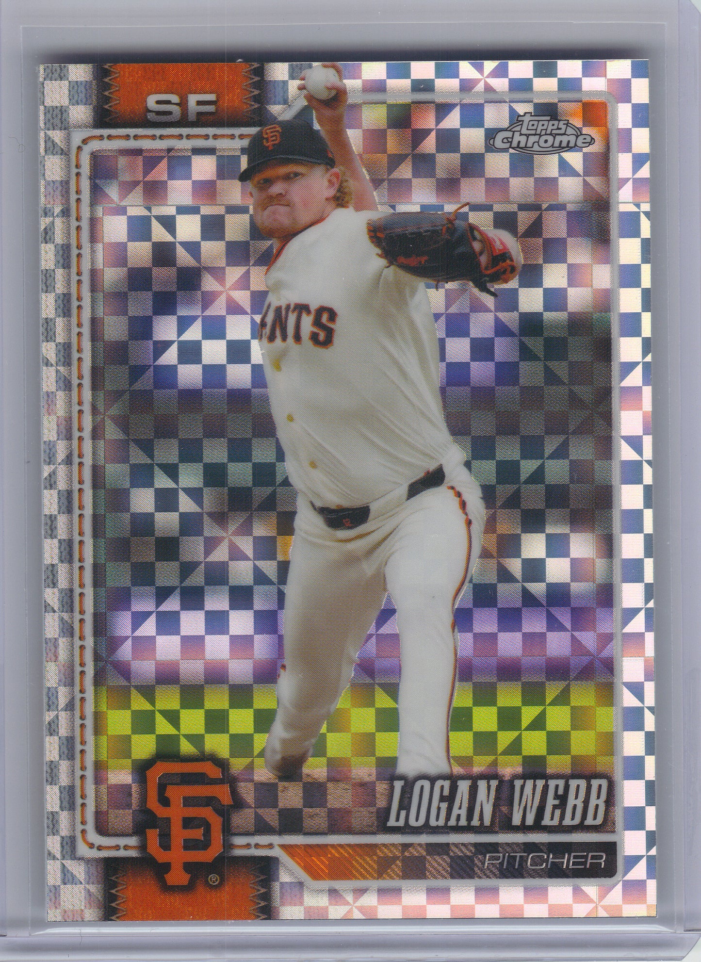 2026 Topps Chrome #238 Logan Webb X-Fractors San Francisco Giants