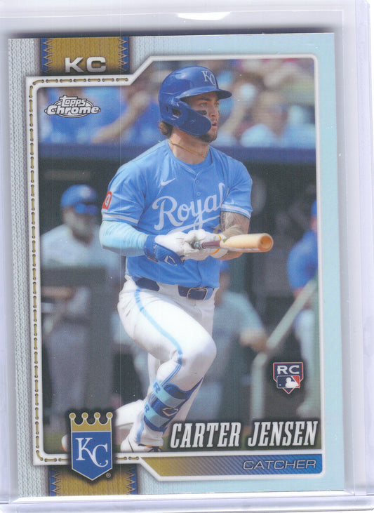 2026 Topps Chrome #39 Carter Jensen Refractors Kansas City Royals RC