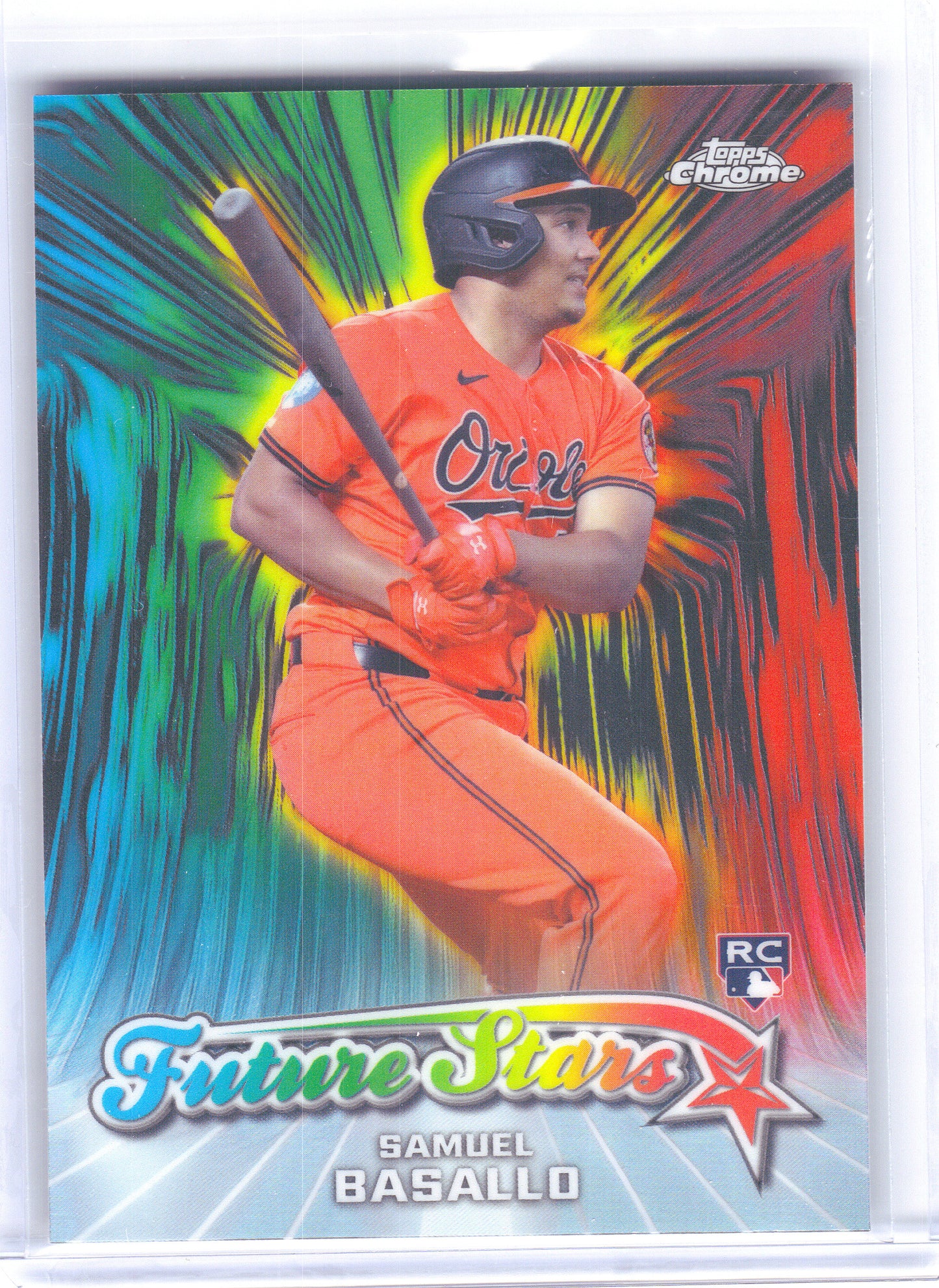 2026 Topps Chrome #FS-4 Samuel Basallo Future Stars Baltimore Orioles