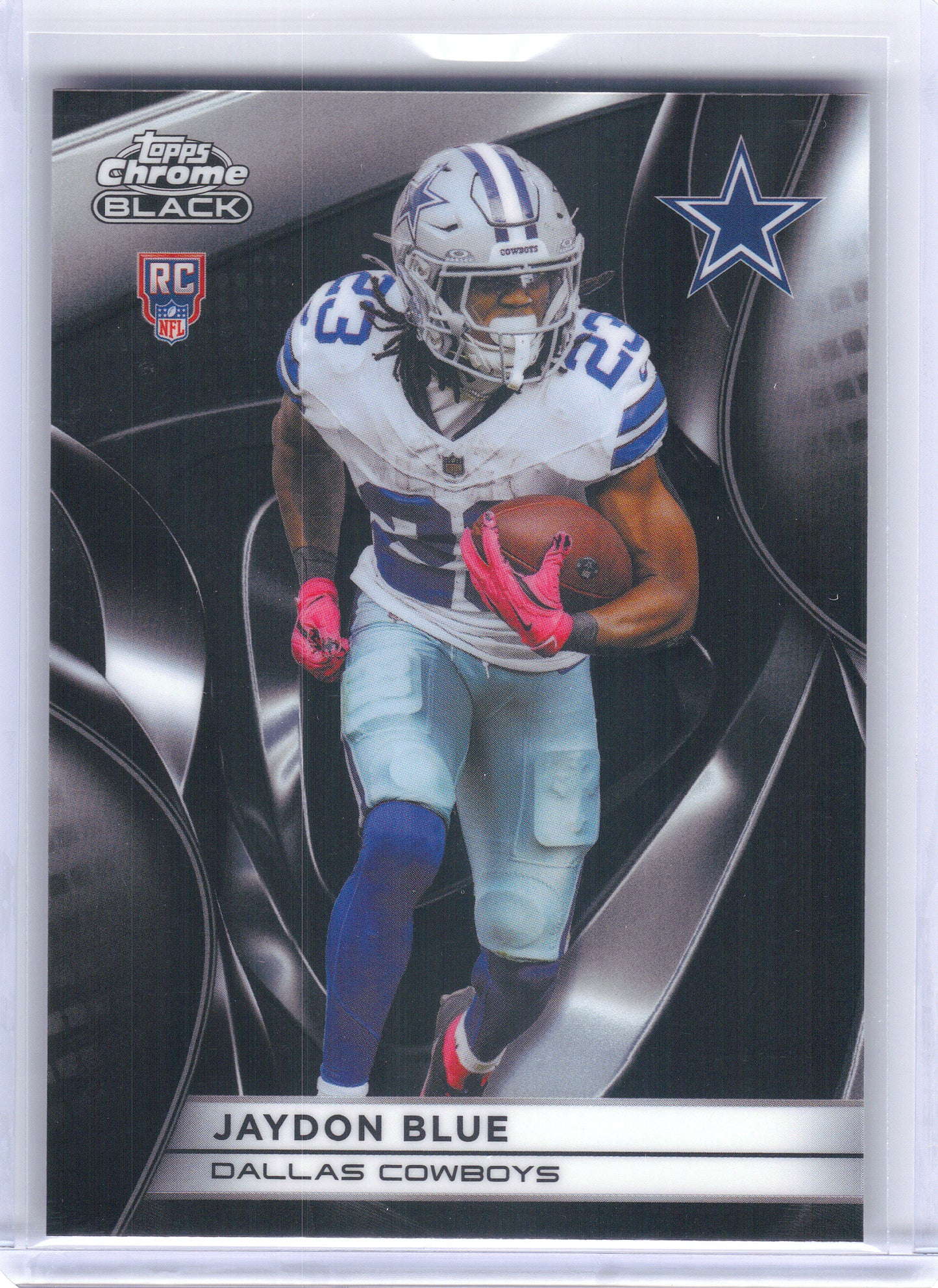 2025 Topps Chrome Black #114 Jaydon Blue Dallas Cowboys RC