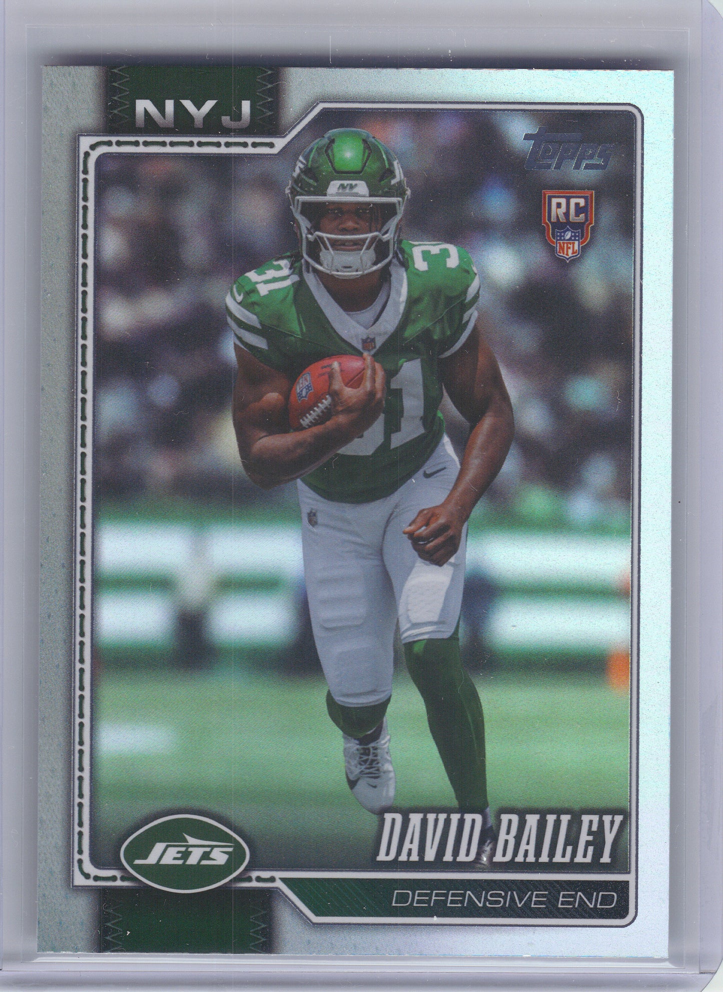 2026 Topps Flagship #343 David Bailey New York Jets RC