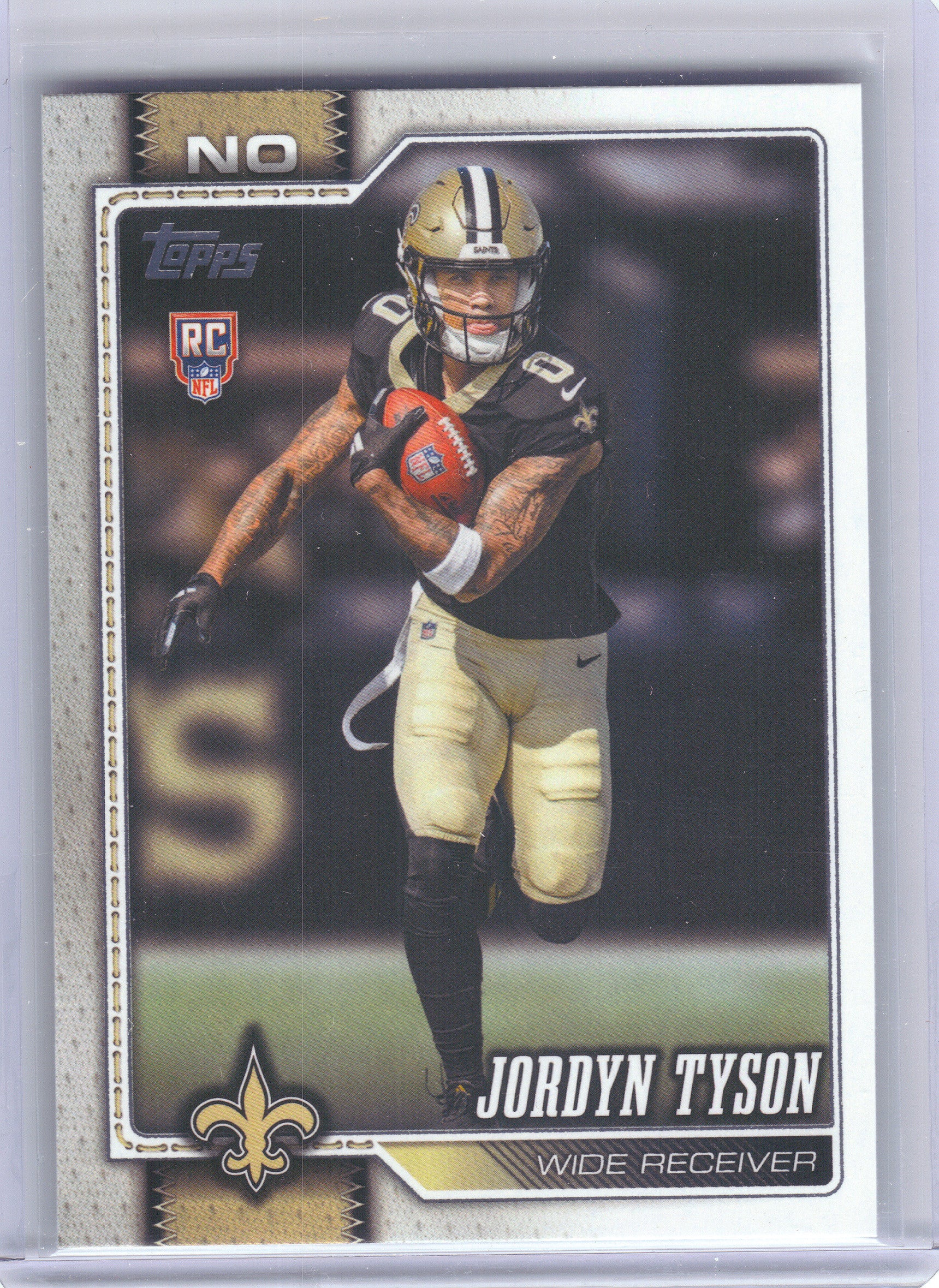 2026 Topps Flagship #320 Jordyn Tyson New Orleans Saints RC