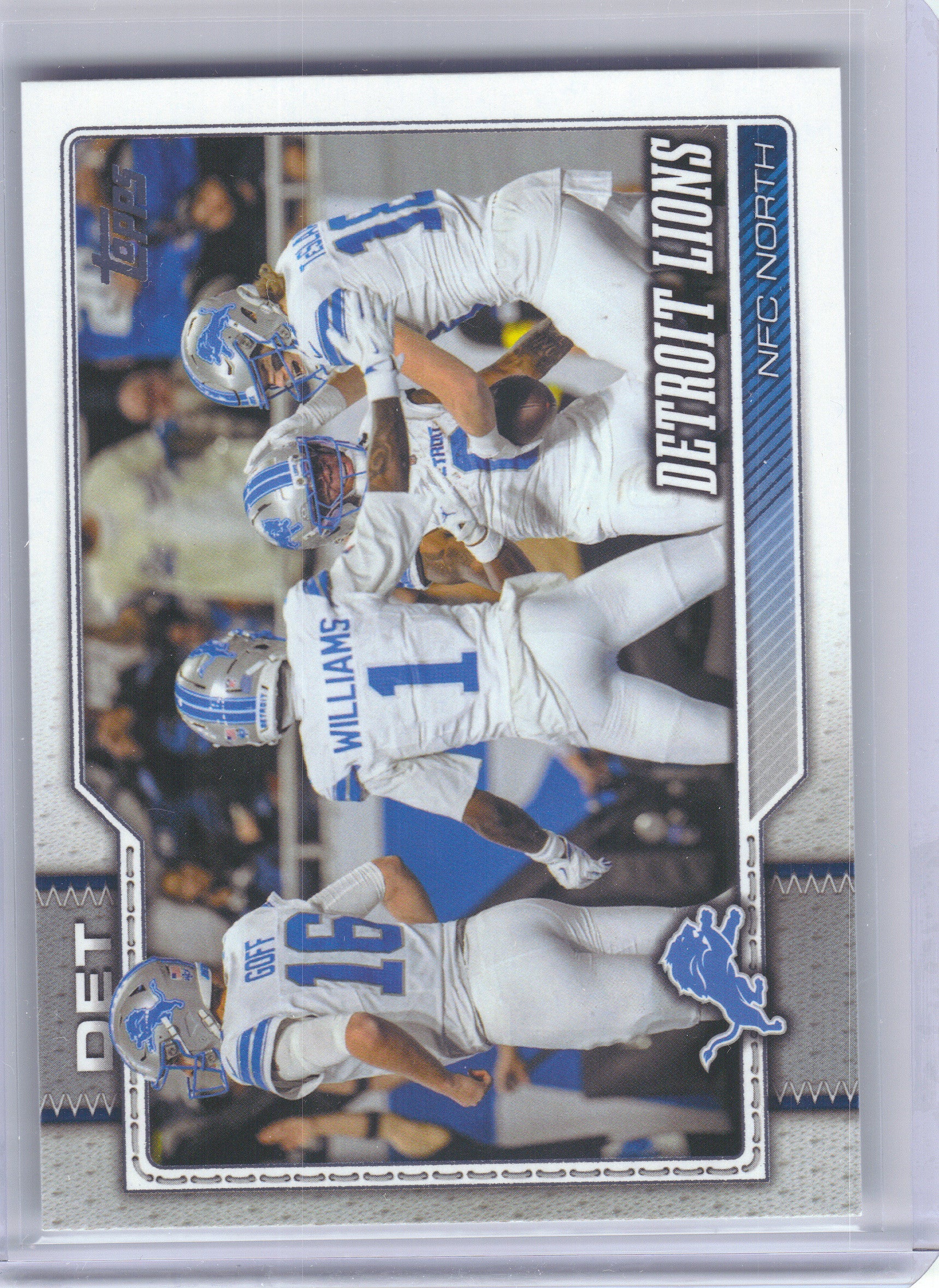 2026 Topps Flagship #273 Detroit Lions Detroit Lions