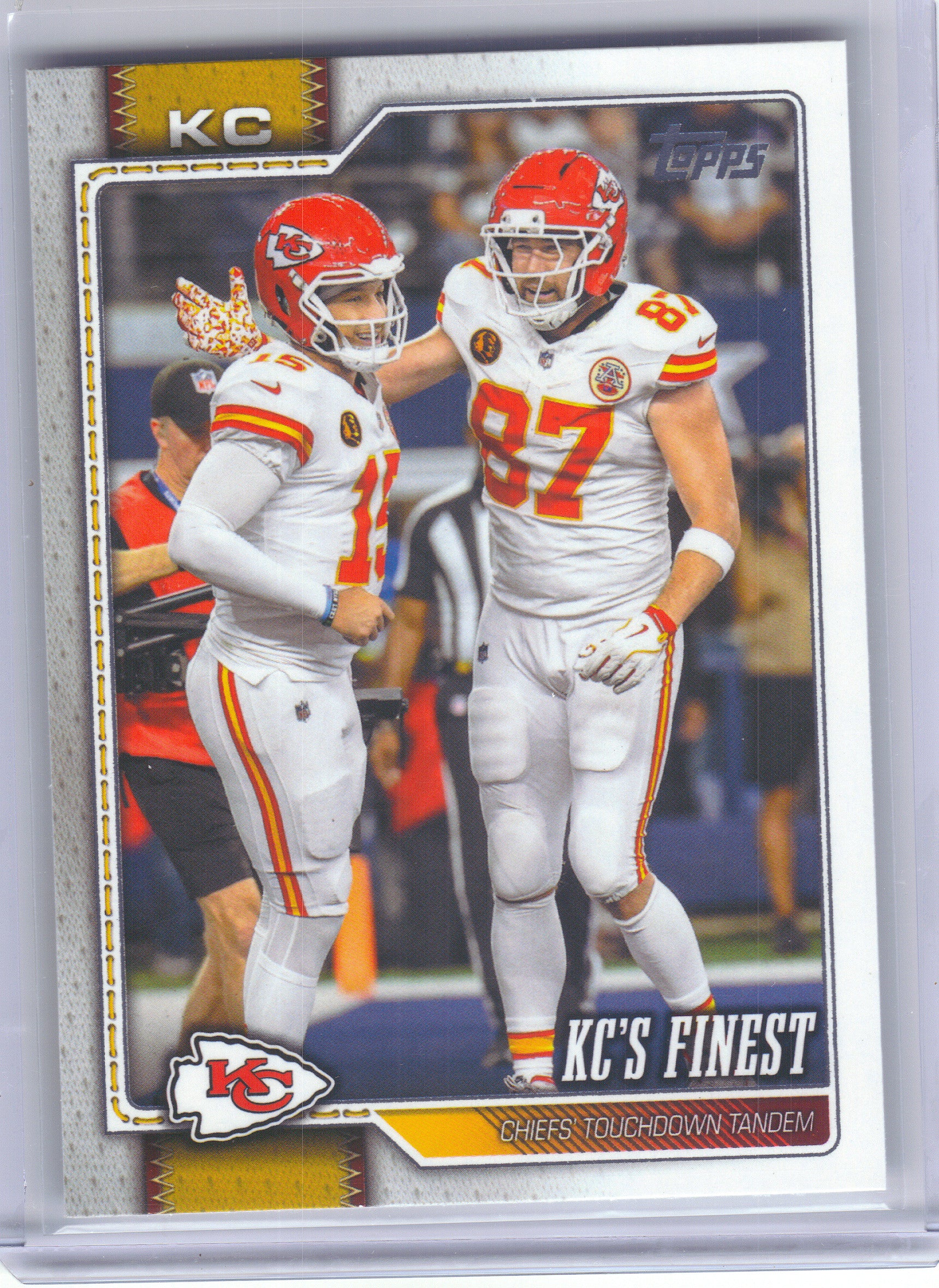 2026 Topps Flagship #291 KC's Finest Kansas City Chiefs