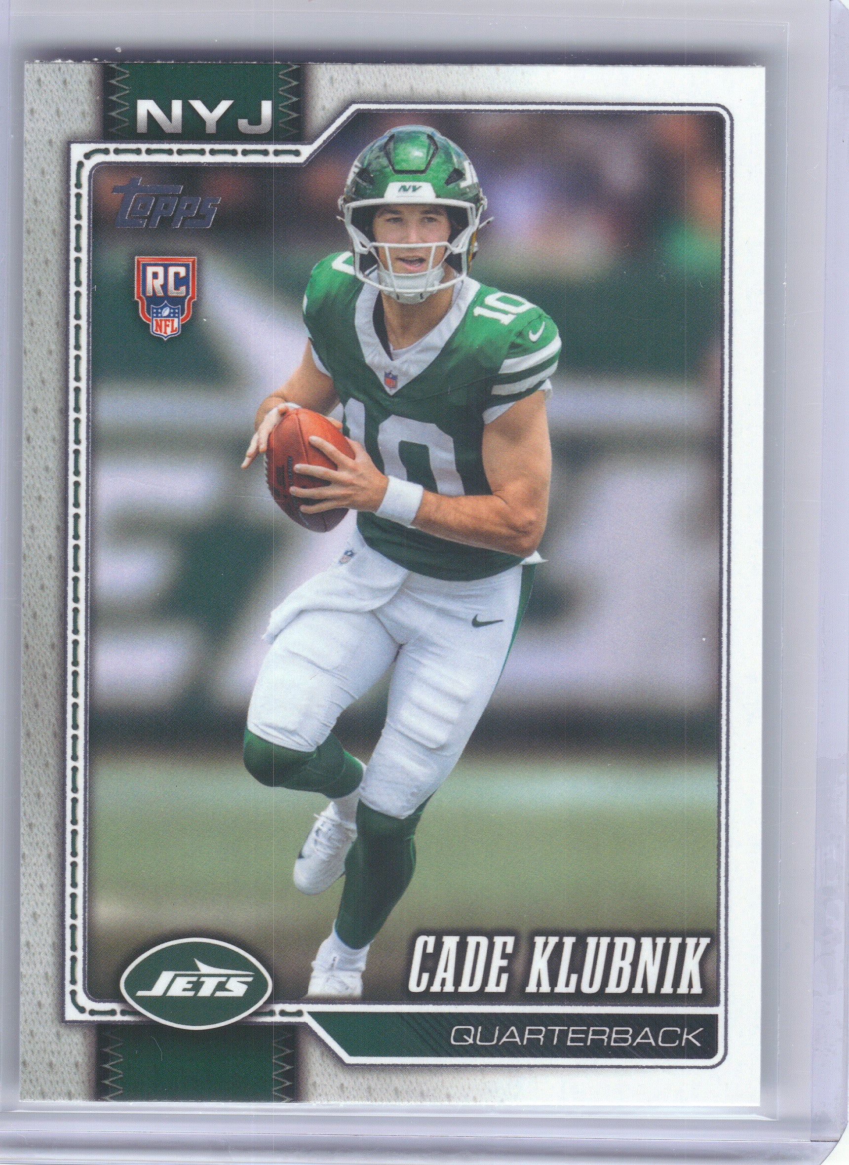 2026 Topps Flagship #306 Cade Klubnik New York Jets RC