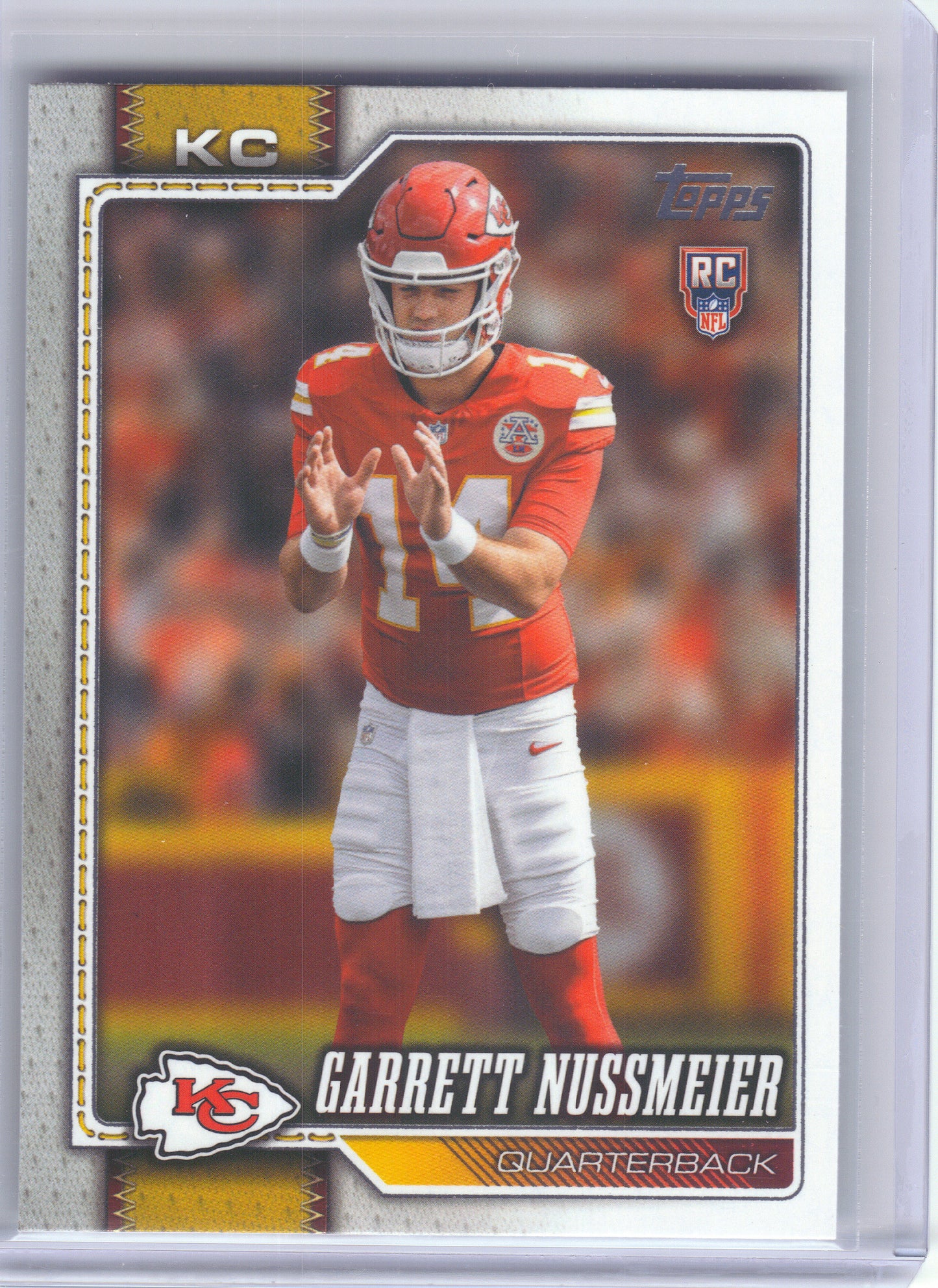 2026 Topps Flagship #303 Garrett Nussmeier Kansas City Chiefs RC