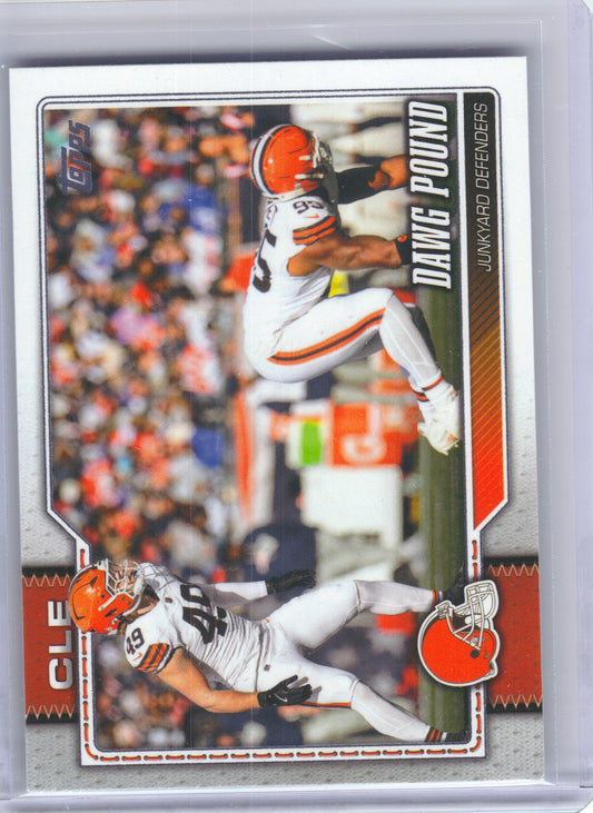 2026 Topps Flagship #295 Dawg Pound Cleveland Browns
