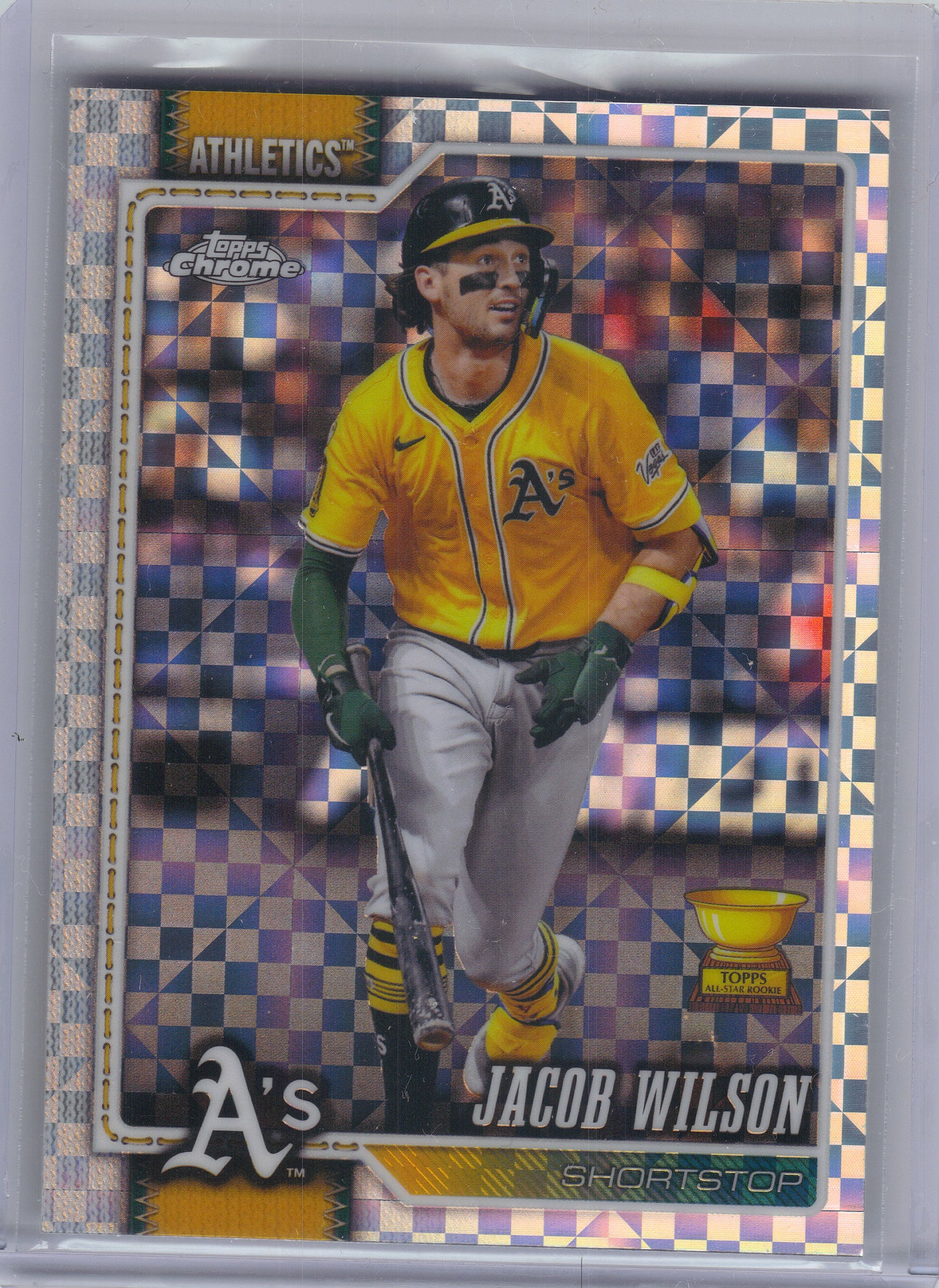 2026 Topps Chrome #227 Jacob Wilson X-Fractors Athletics