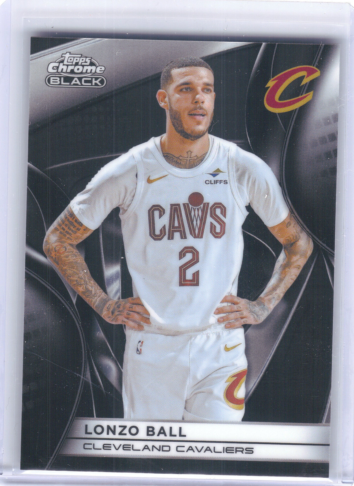2025-26 Topps Chrome Black #27 Lonzo Ball Cleveland Cavaliers