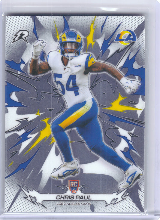 2025 Topps Resurgence #153 Chris Paul Jr. Los Angeles Rams RC