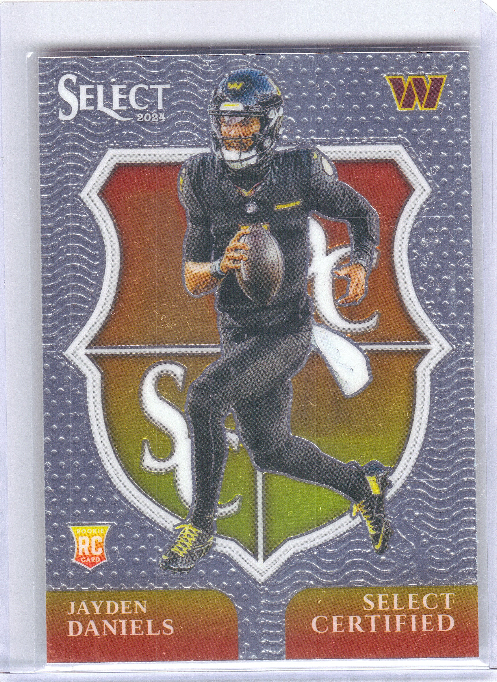 2024 Panini Select #2 Jayden Daniels Select Certified Rookies Washington Commanders