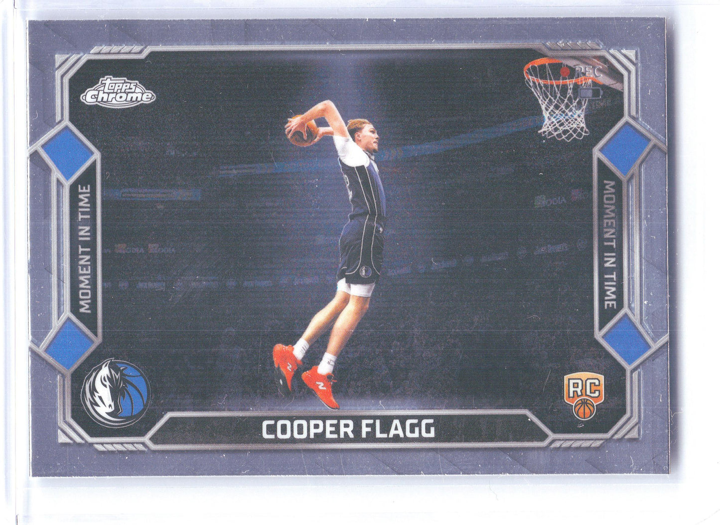2025-26 Topps Chrome Update #MT-16 Cooper Flagg Moment In Time Dallas Mavericks