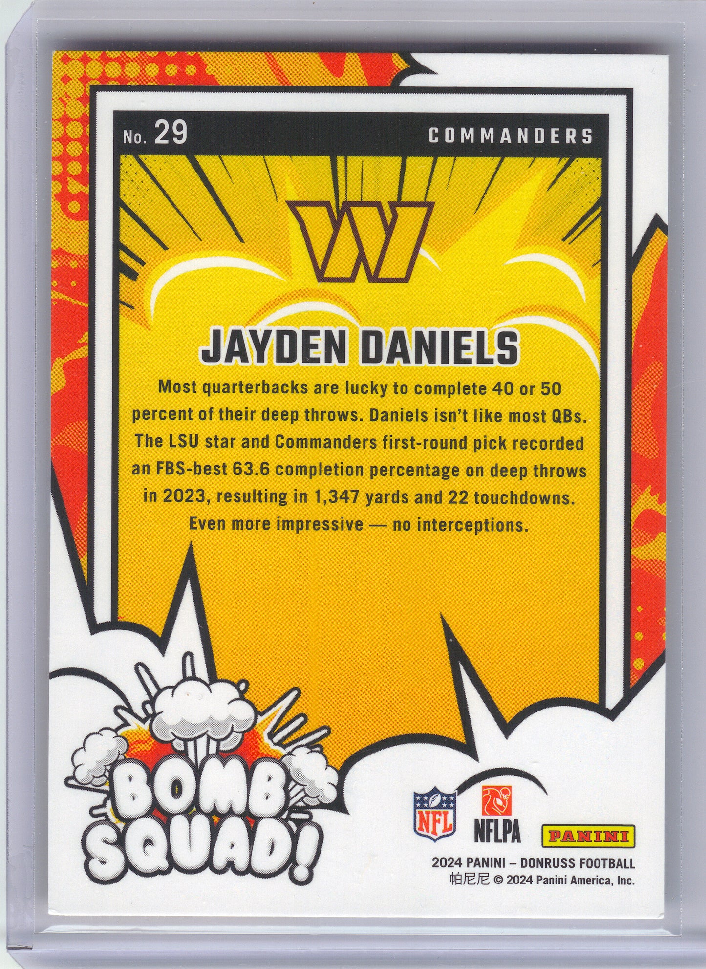 2024 Donruss Elite #15 Jayden Daniels Rookie Elitist Washington Commanders