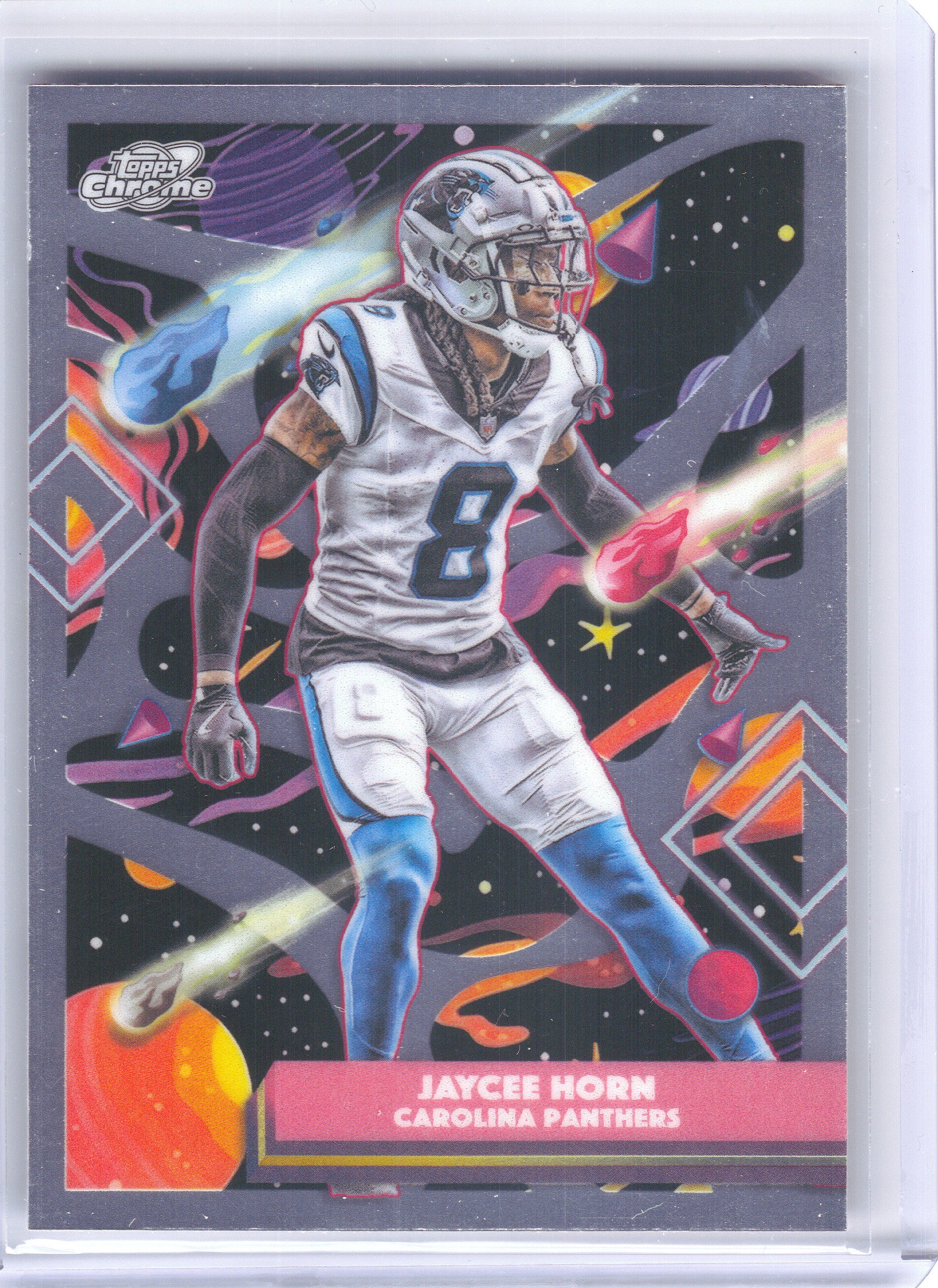 2025 Topps Chrome Cosmic #15 Jaycee Horn Carolina Panthers