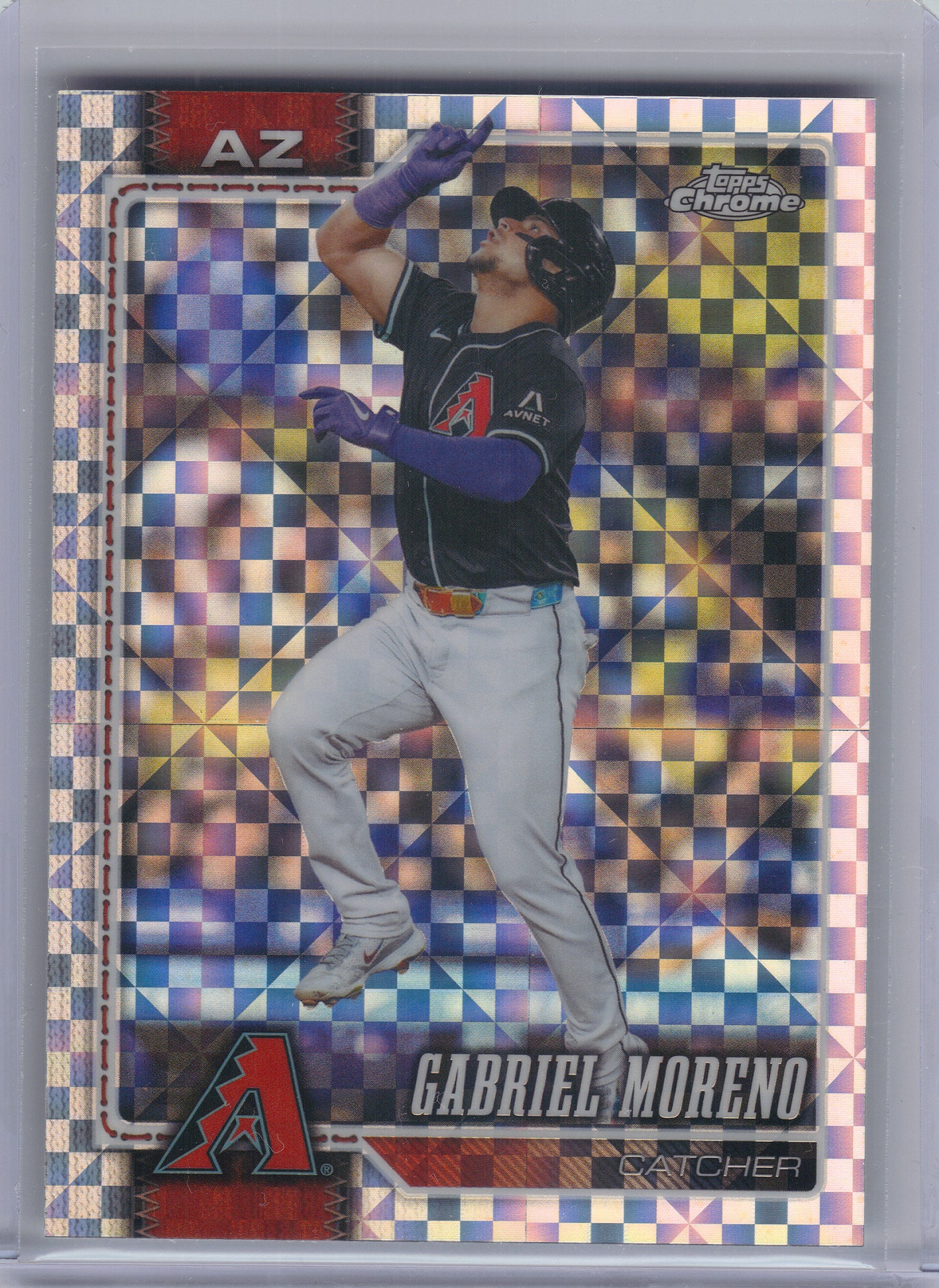 2026 Topps Chrome #92 Gabriel Moreno X-Fractors Arizona Diamondbacks