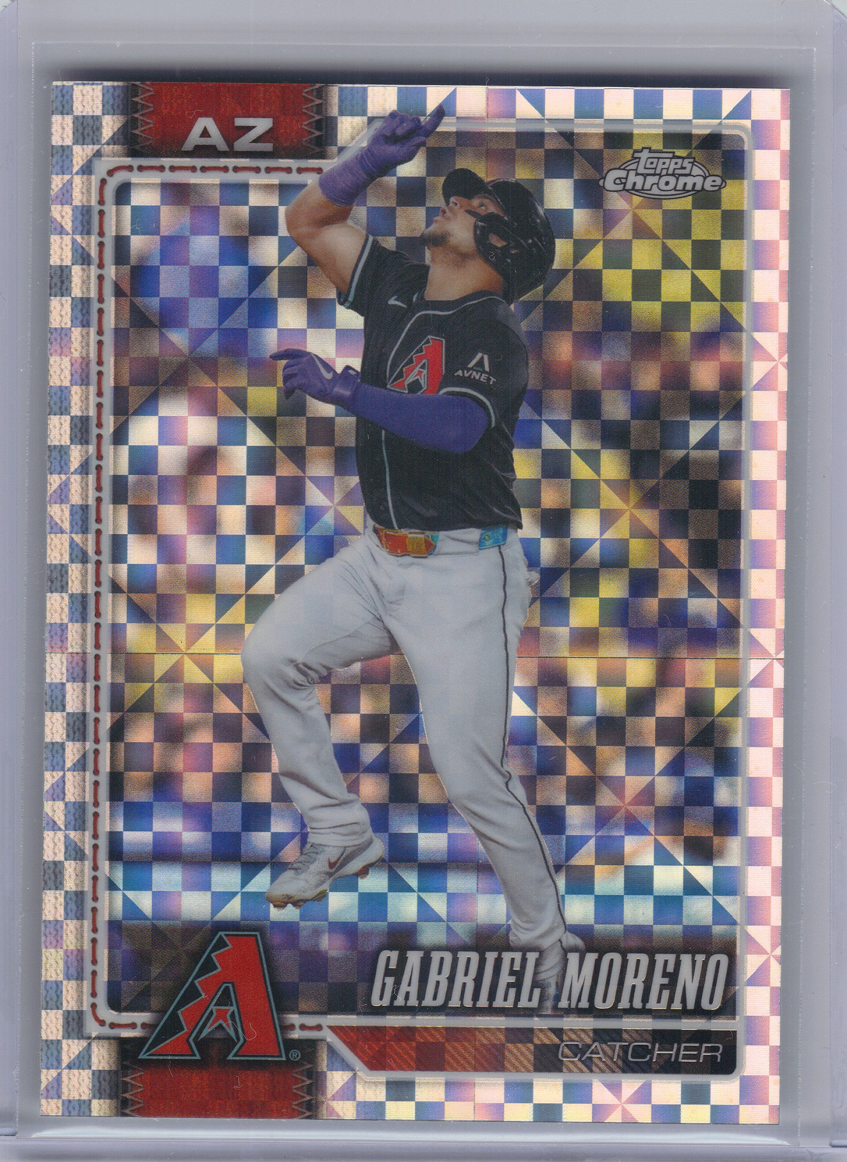 2026 Topps Chrome #92 Gabriel Moreno X-Fractors Arizona Diamondbacks