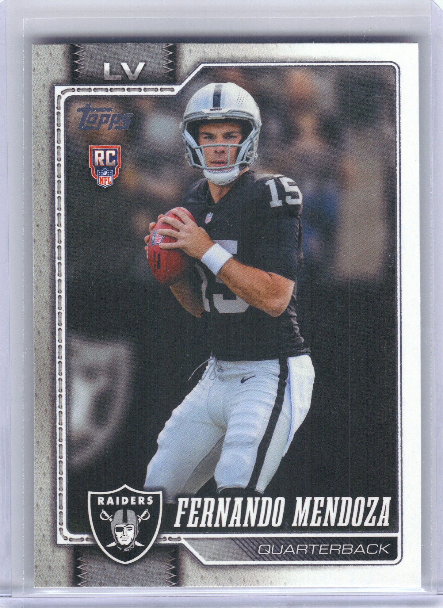 2026 Topps Flagship #301 Fernando Mendoza Las Vegas Raiders RC