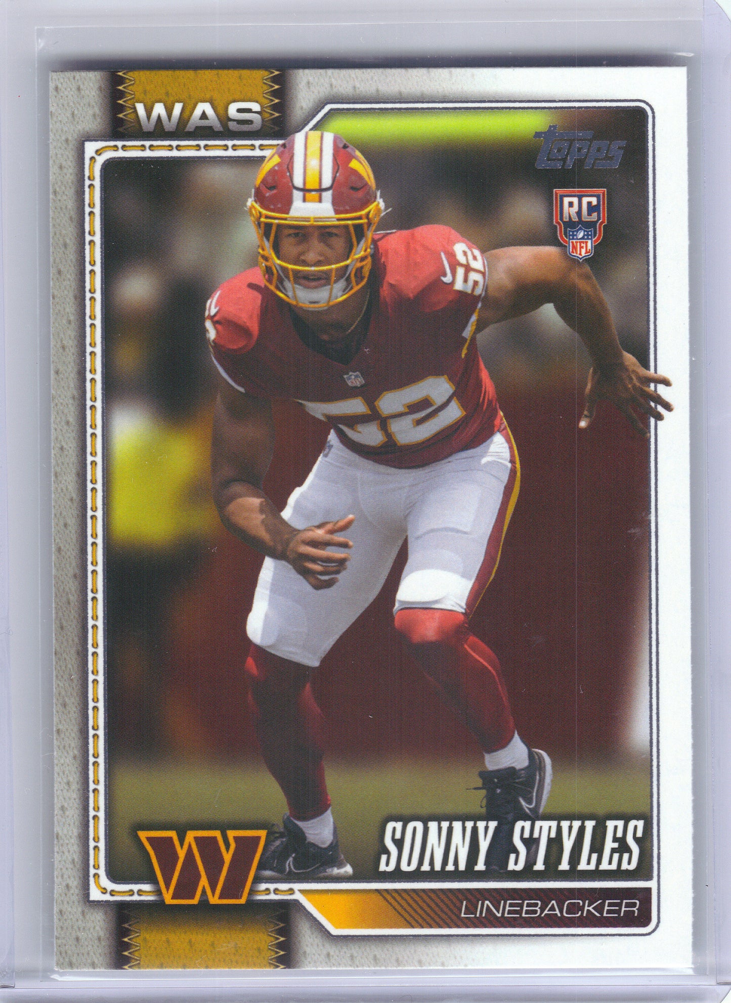 2026 Topps Flagship #347 Sonny Styles Washington Commanders RC