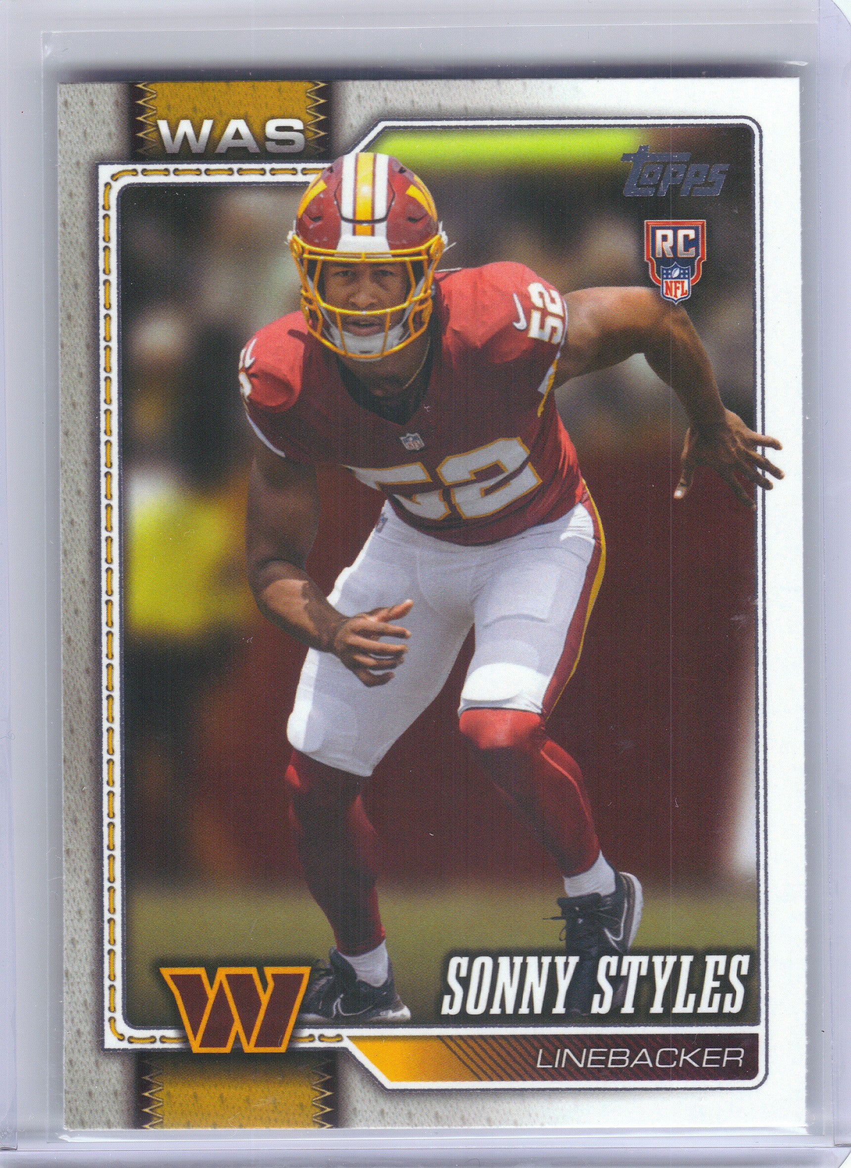 2026 Topps Flagship #347 Sonny Styles Washington Commanders RC