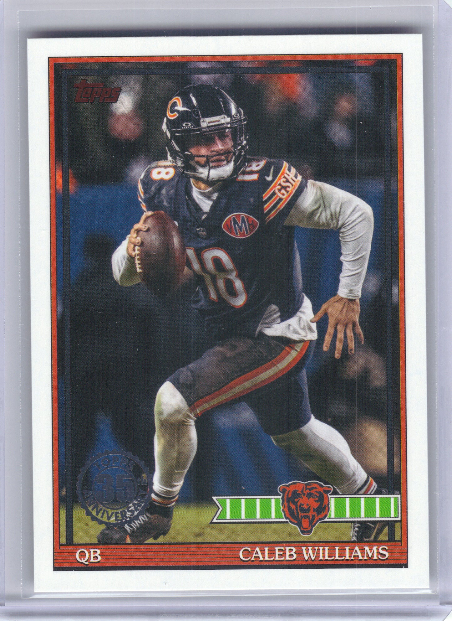 2026 Topps Flagship #91TF-18 Caleb Williams 1991 Topps Football Chicago Bears