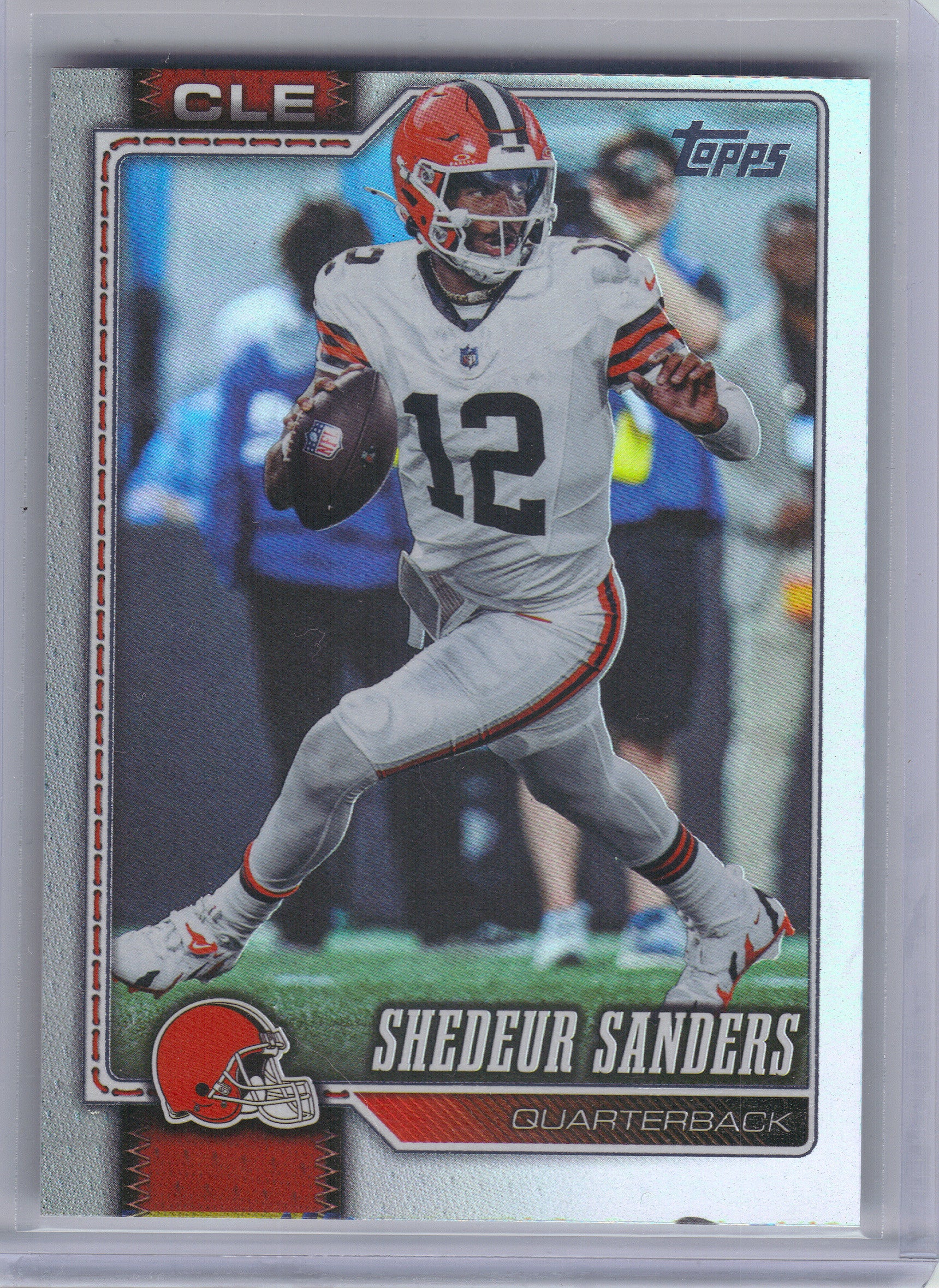 2026 Topps Flagship #216 Shedeur Sanders Holo Foil Cleveland Browns
