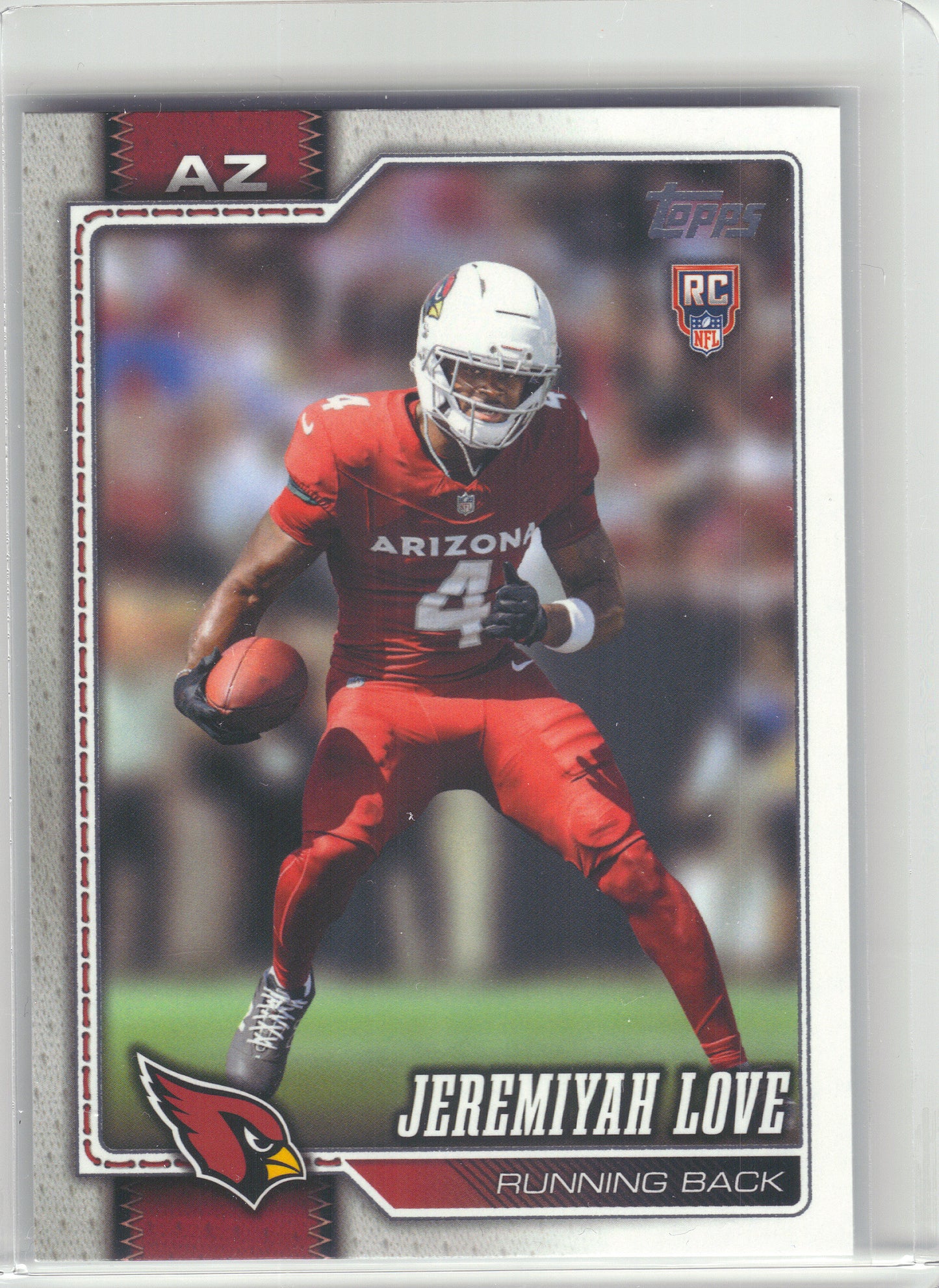 2026 Topps Flagship #309 Jeremiyah Love Arizona Cardinals RC