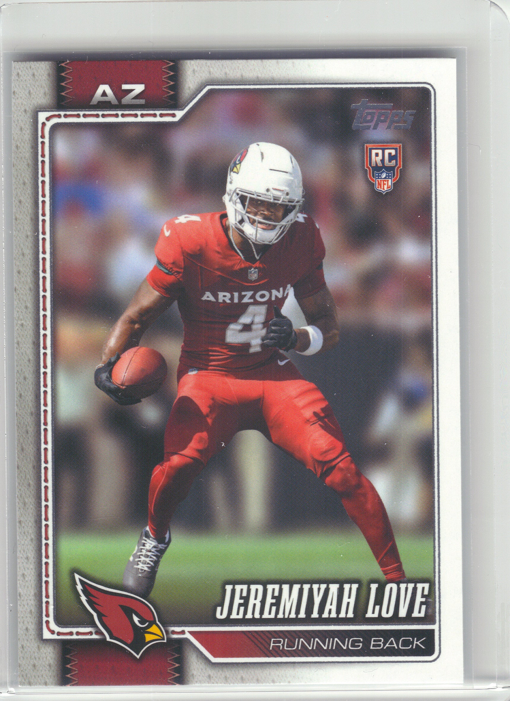 2026 Topps Flagship #309 Jeremiyah Love Arizona Cardinals RC