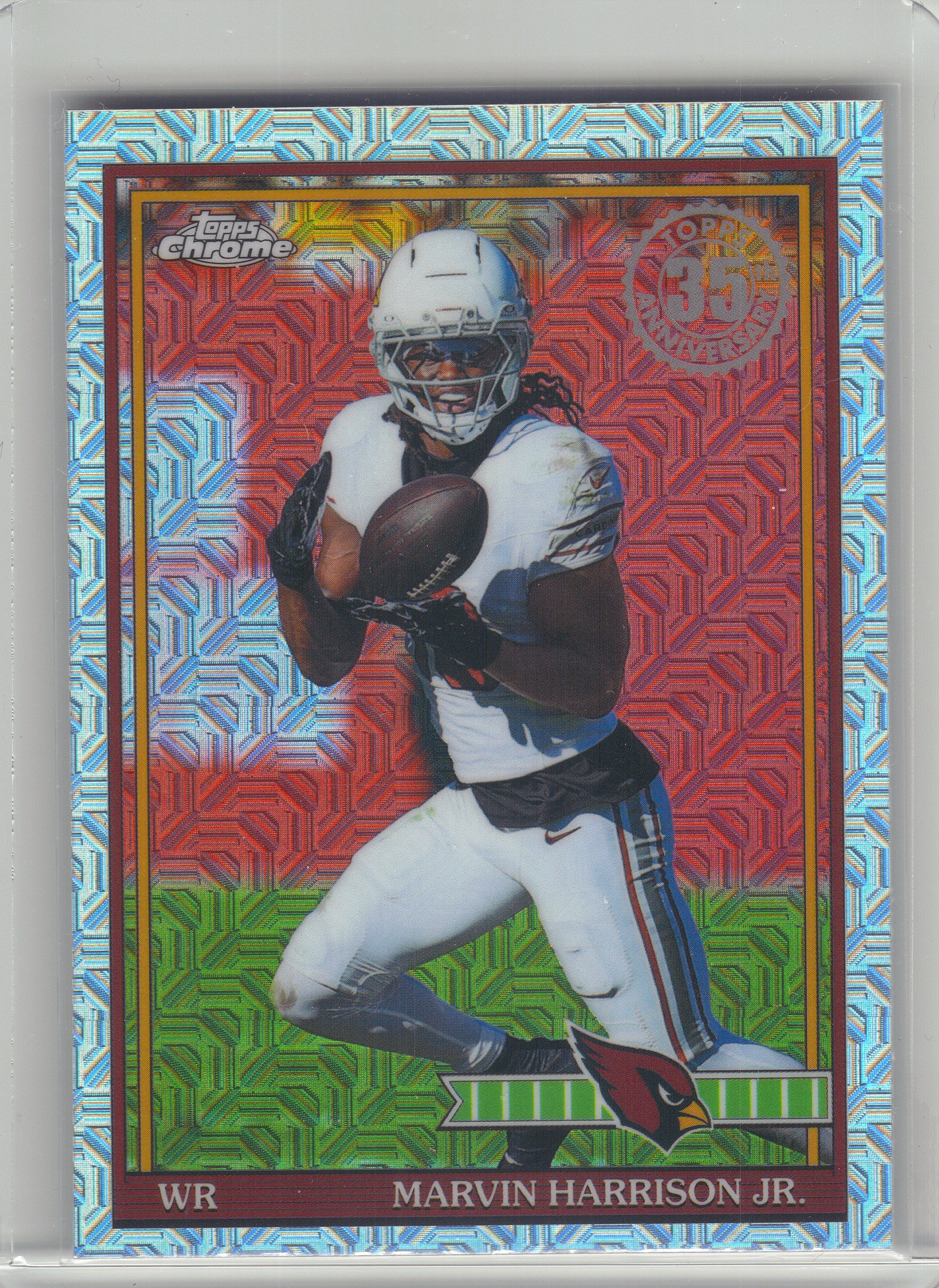 2026 Topps Flagship #91TC-1 Marvin Harrison Jr. 1991 Topps Football Chrome Arizona Cardinals