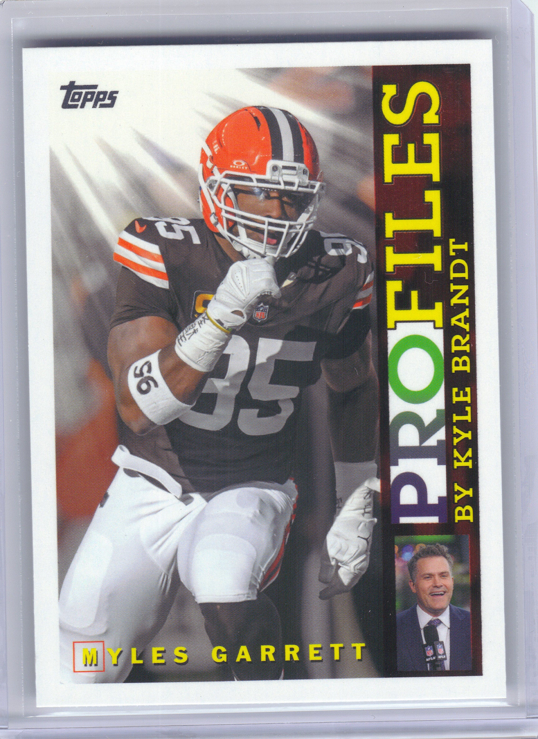 2026 Topps Flagship #TP-9 Myles Garrett Topps Profiles Cleveland Browns