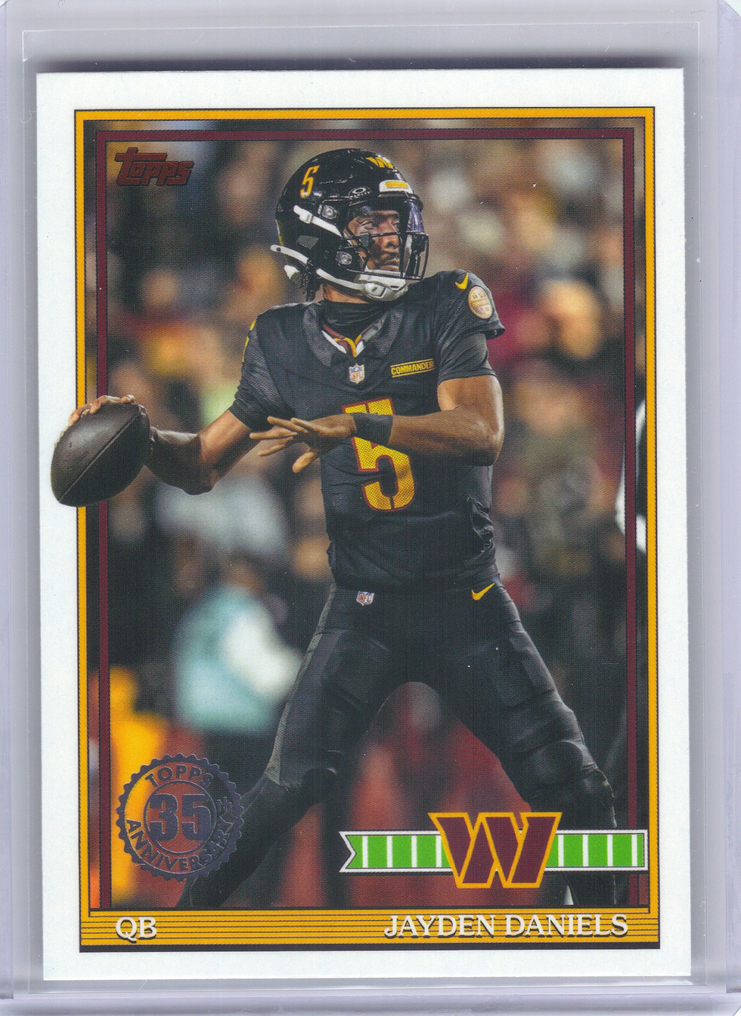 2026 Topps Flagship #91TF-44 Jayden Daniels 1991 Topps Football Washington Commanders