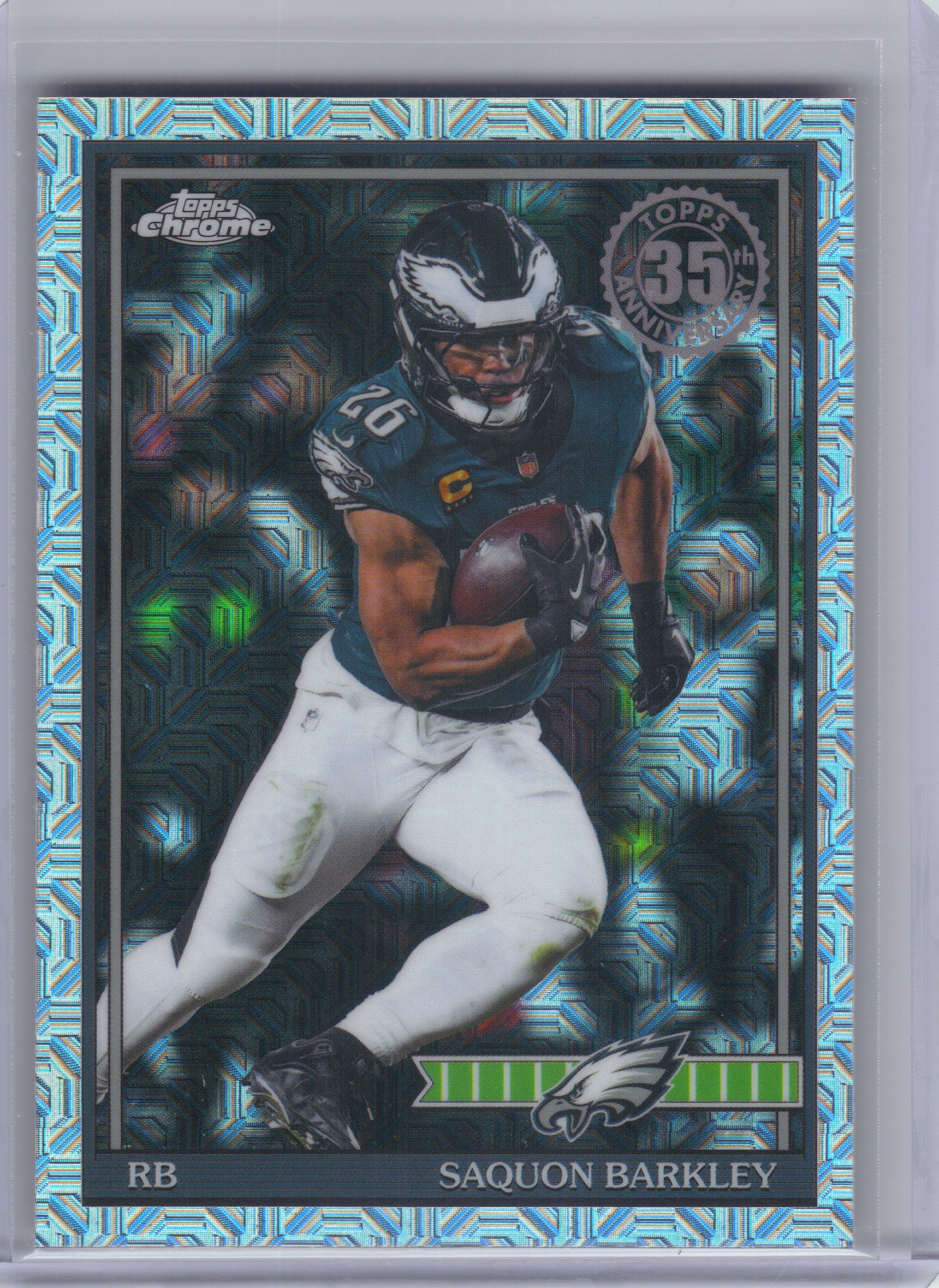 2026 Topps Flagship #TFCC-65 Saquon Barkley The Flagship Collection Chrome Philadelphia Eagles