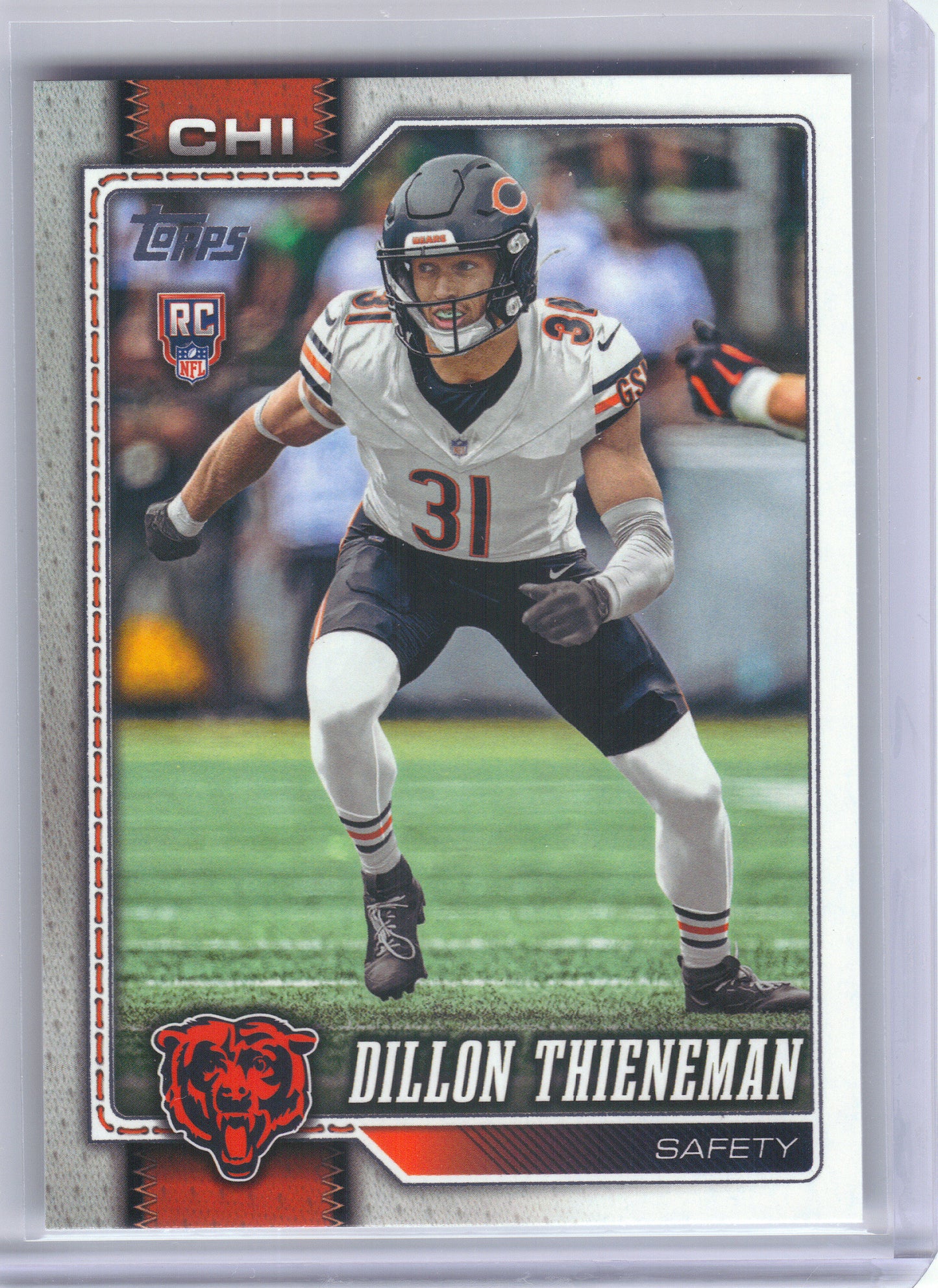 2026 Topps Flagship #350 Dillon Thieneman Chicago Bears RC